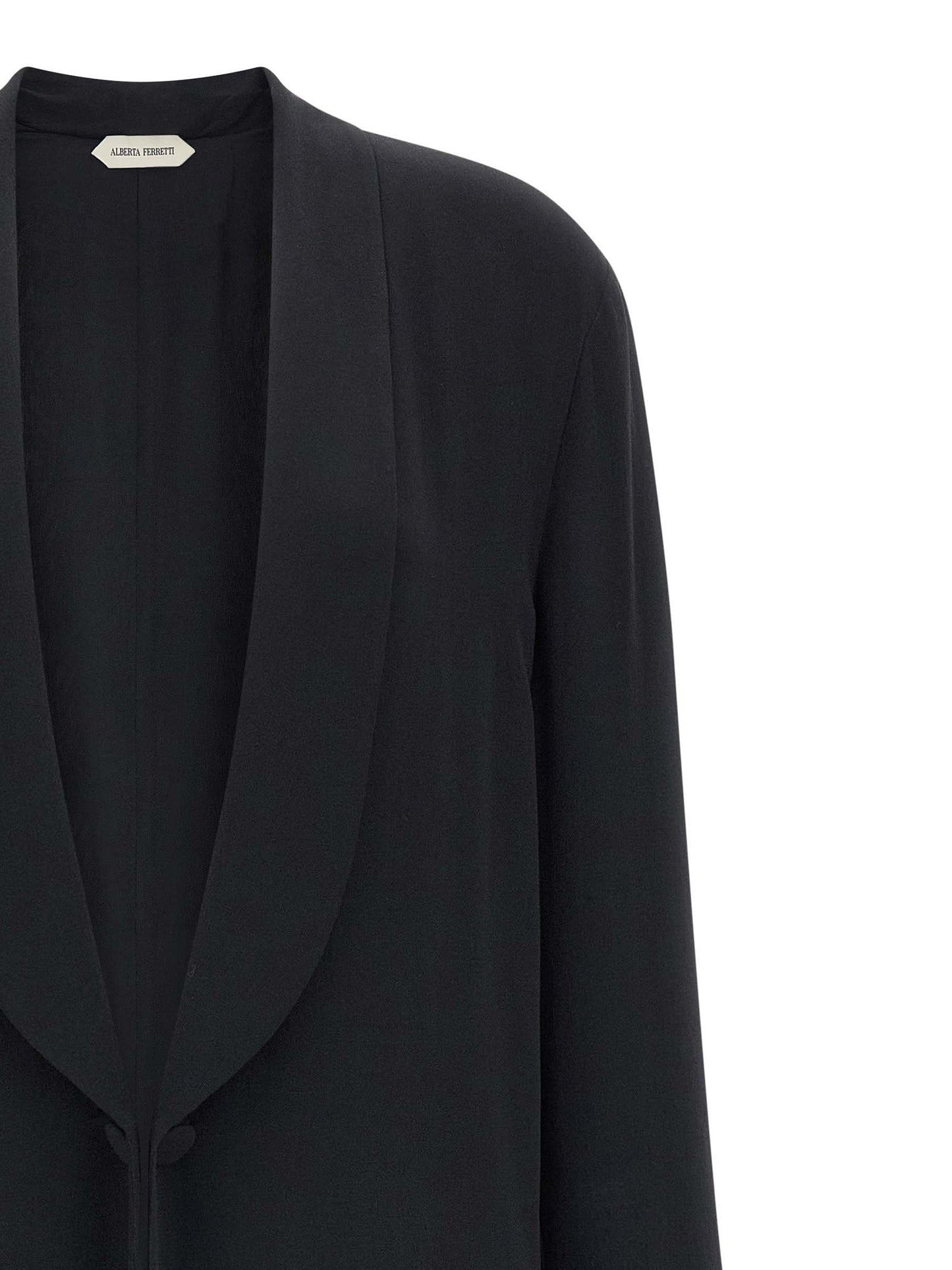 Alberta Ferretti Women Silk Georgette Coat