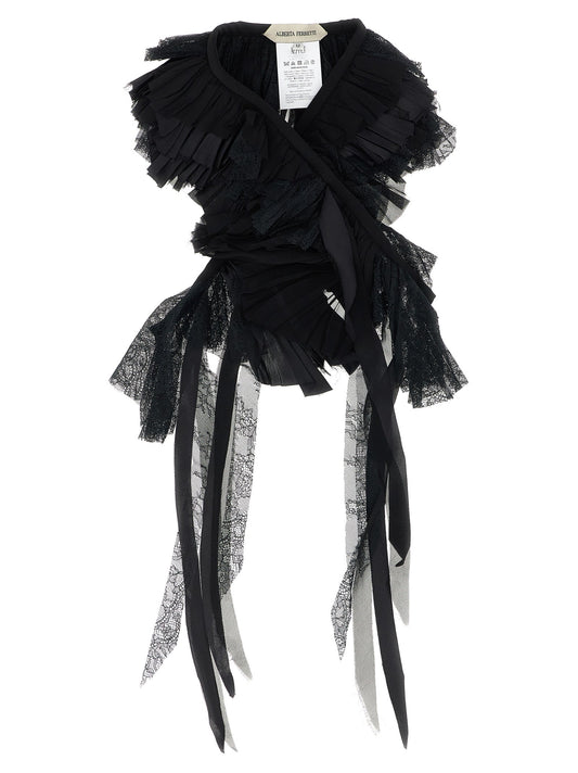Alberta Ferretti Women Georgette Collar