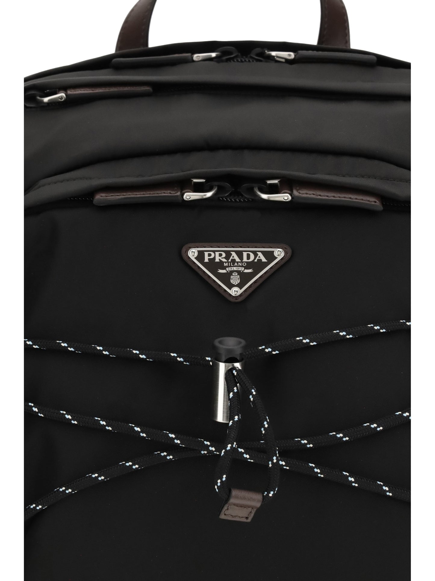 Prada Men Re-Nylon And Leather Speedrock Backpack