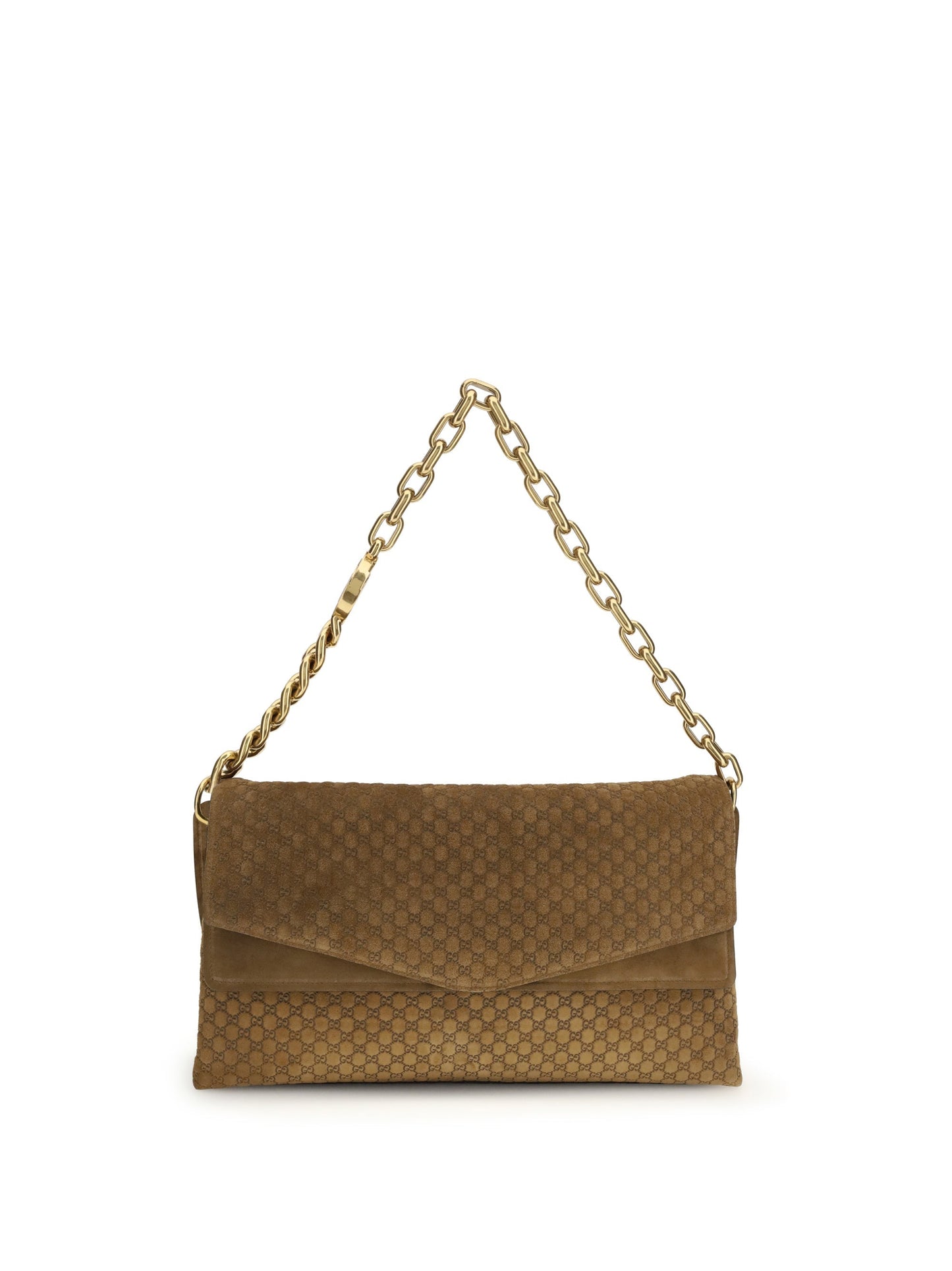 Gucci Women Large Suede Shoulder Bag