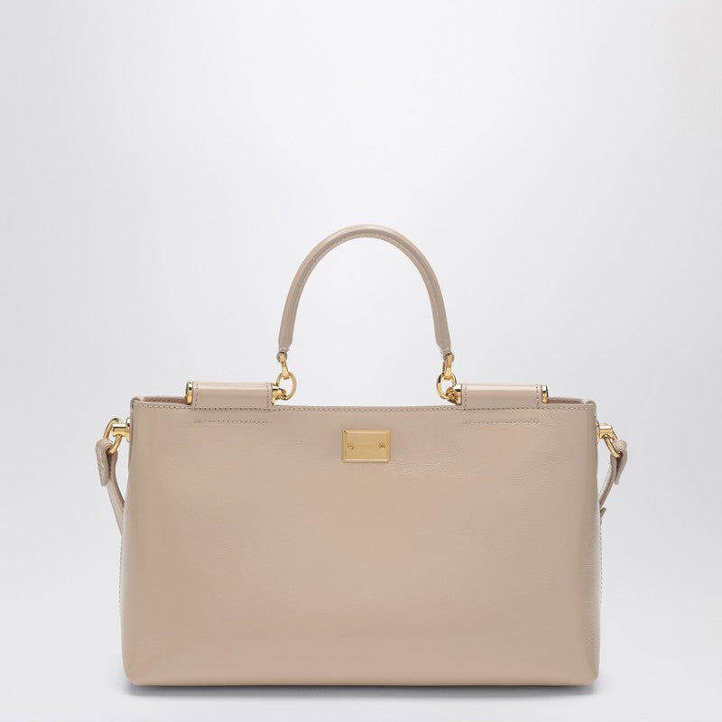Dolce&Gabbana Vittoria Handbag In Flesh-Coloured Leather Women