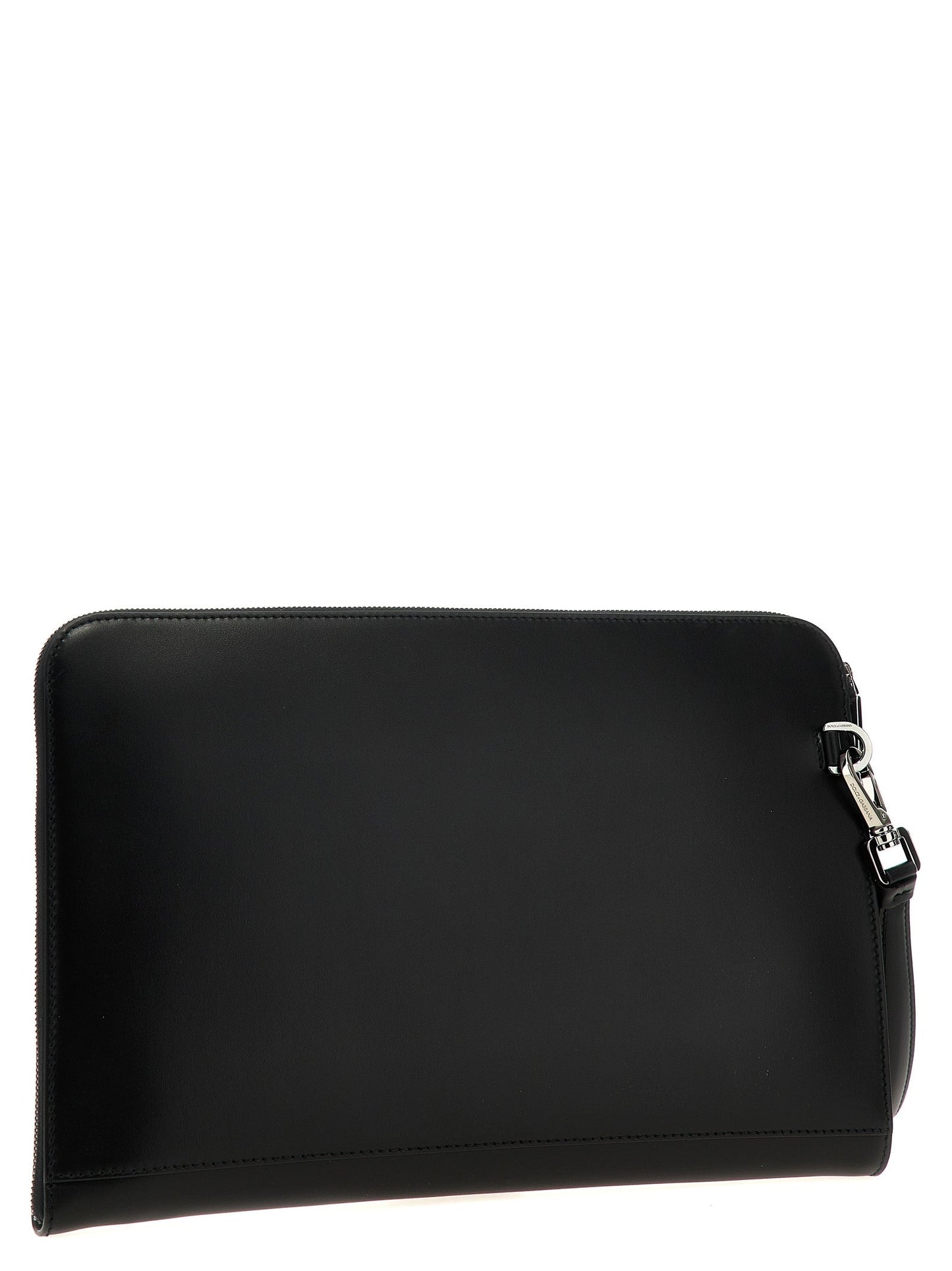 Dolce & Gabbana Men Large Plaque Pouch