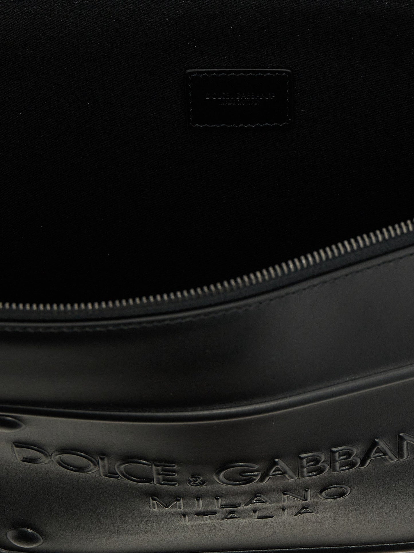 Dolce & Gabbana Men Large Plaque Pouch