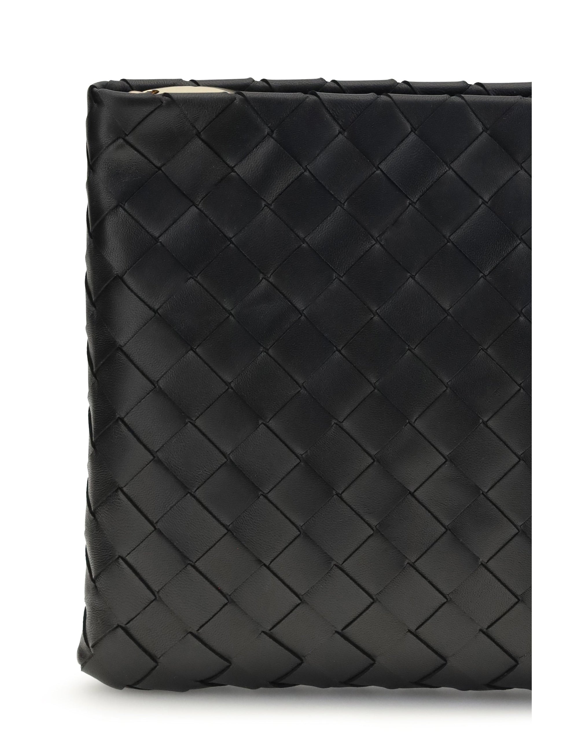 Bottega Veneta Women Medium Leather Clutch Bag