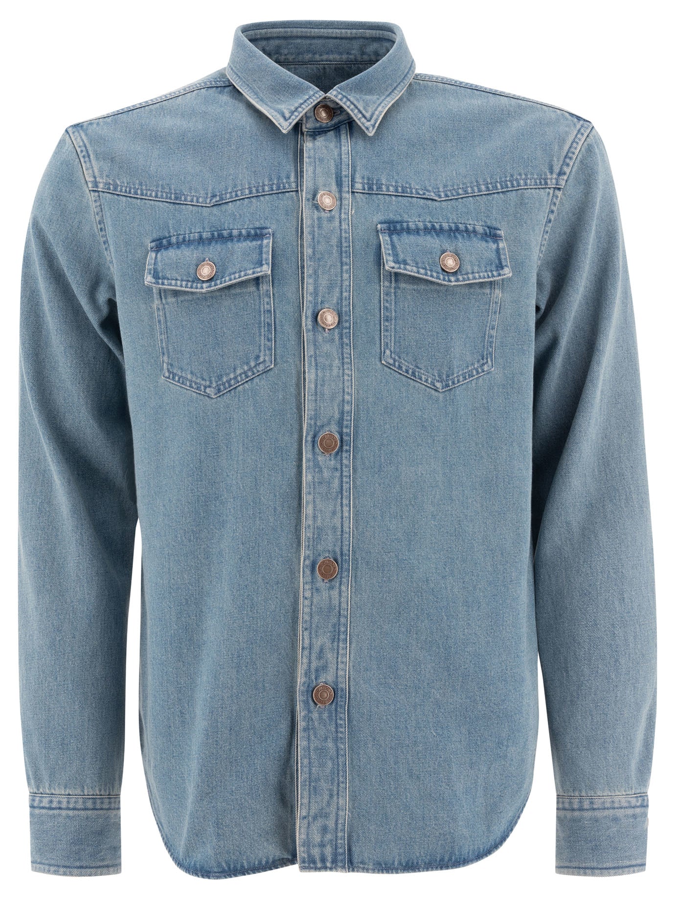 Tom Ford Men "Western" Cotton Shirt