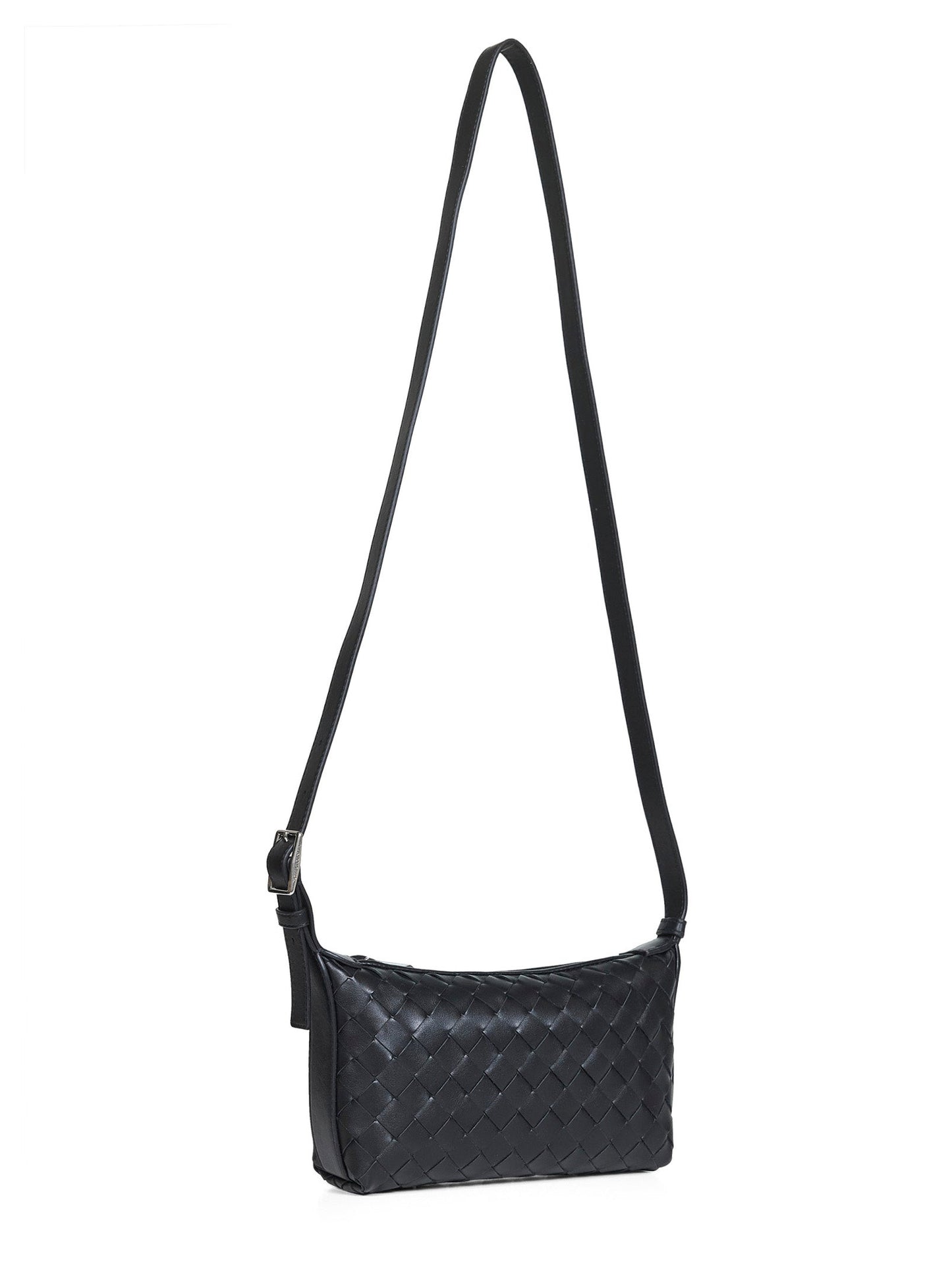 Bottega Veneta Men Black Traveler Phone Pouch Bag