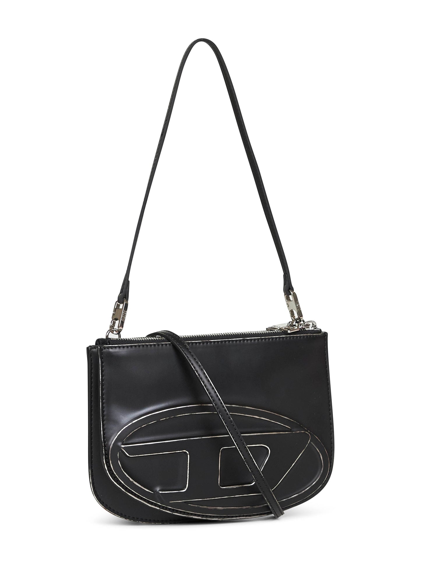 Diesel Women Black 1Dr Twin Shoulder Bag