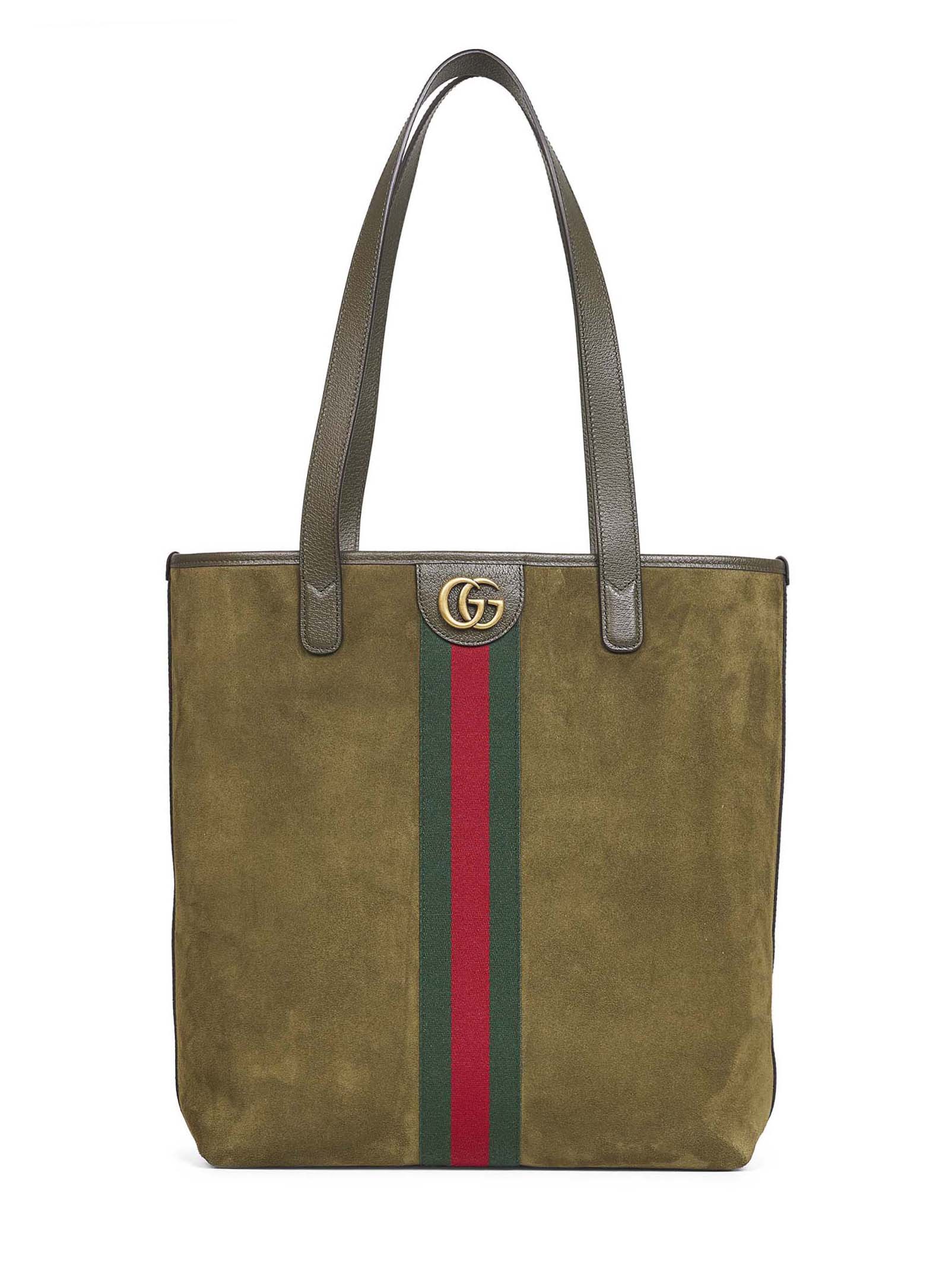 Gucci Men Green Ophidia Medium Shopping Bag