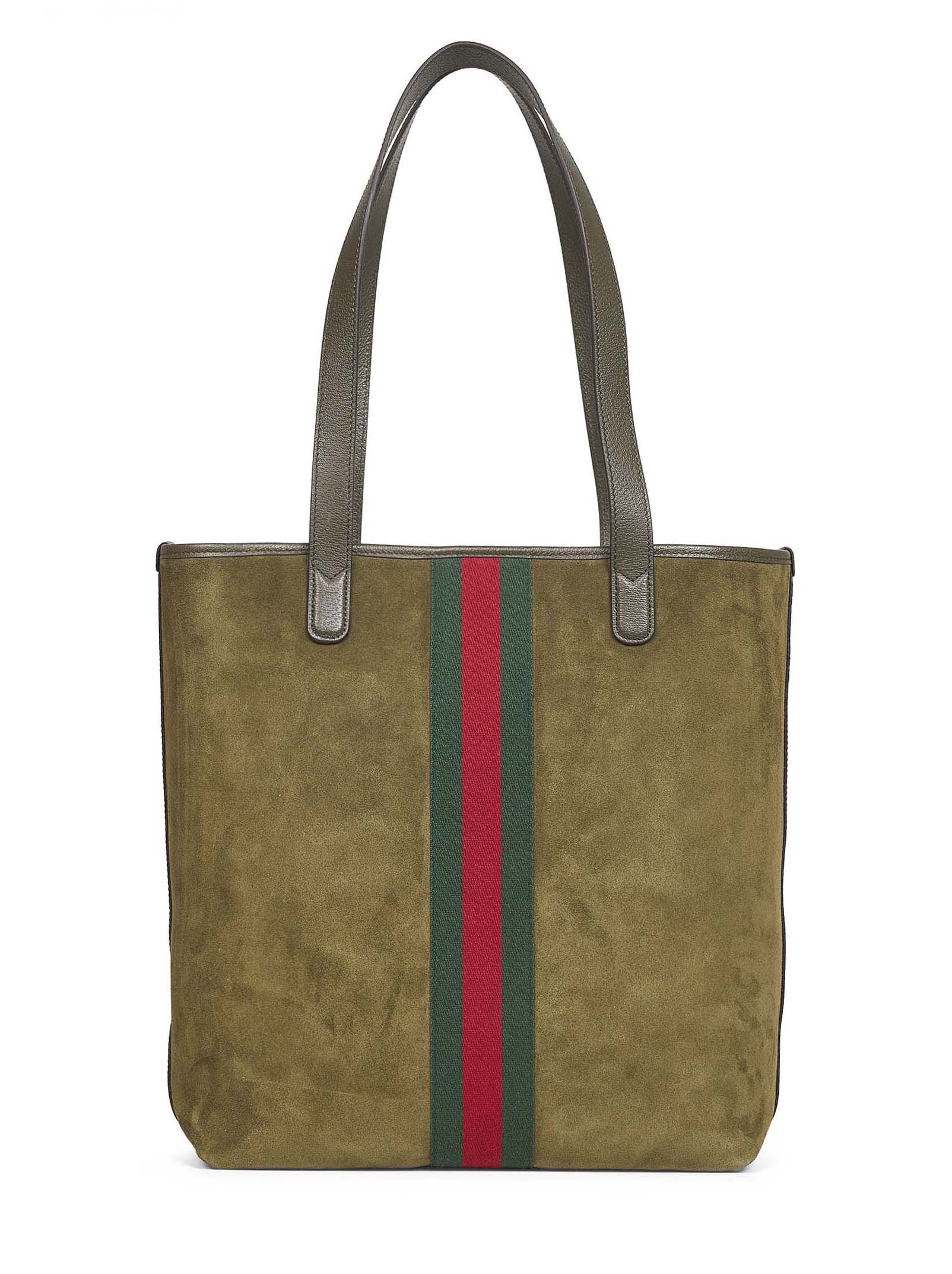 Gucci Men Green Ophidia Medium Shopping Bag