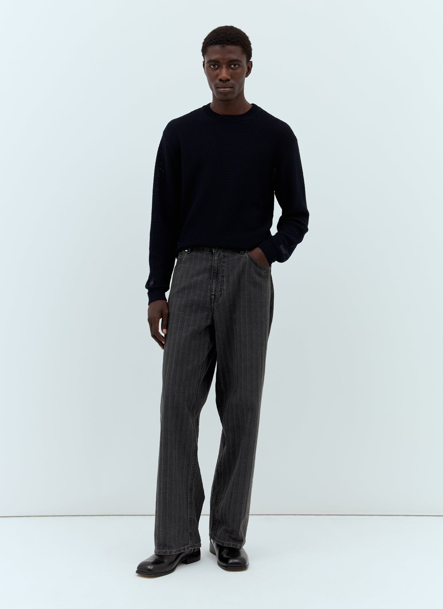 A.P.C. Men X Jjjjound Waffle-Knit Sweater