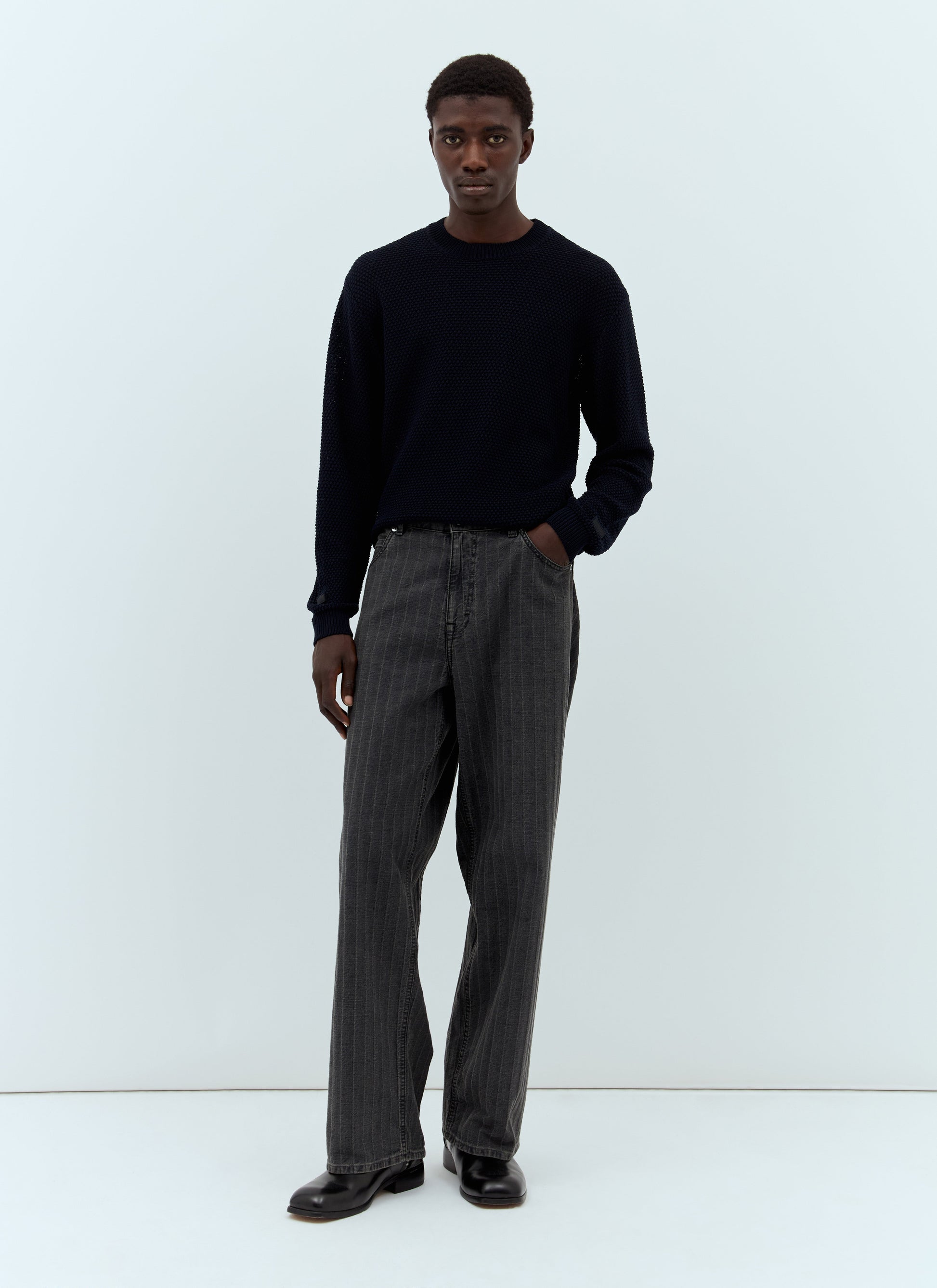 A.P.C. Men X Jjjjound Waffle-Knit Sweater