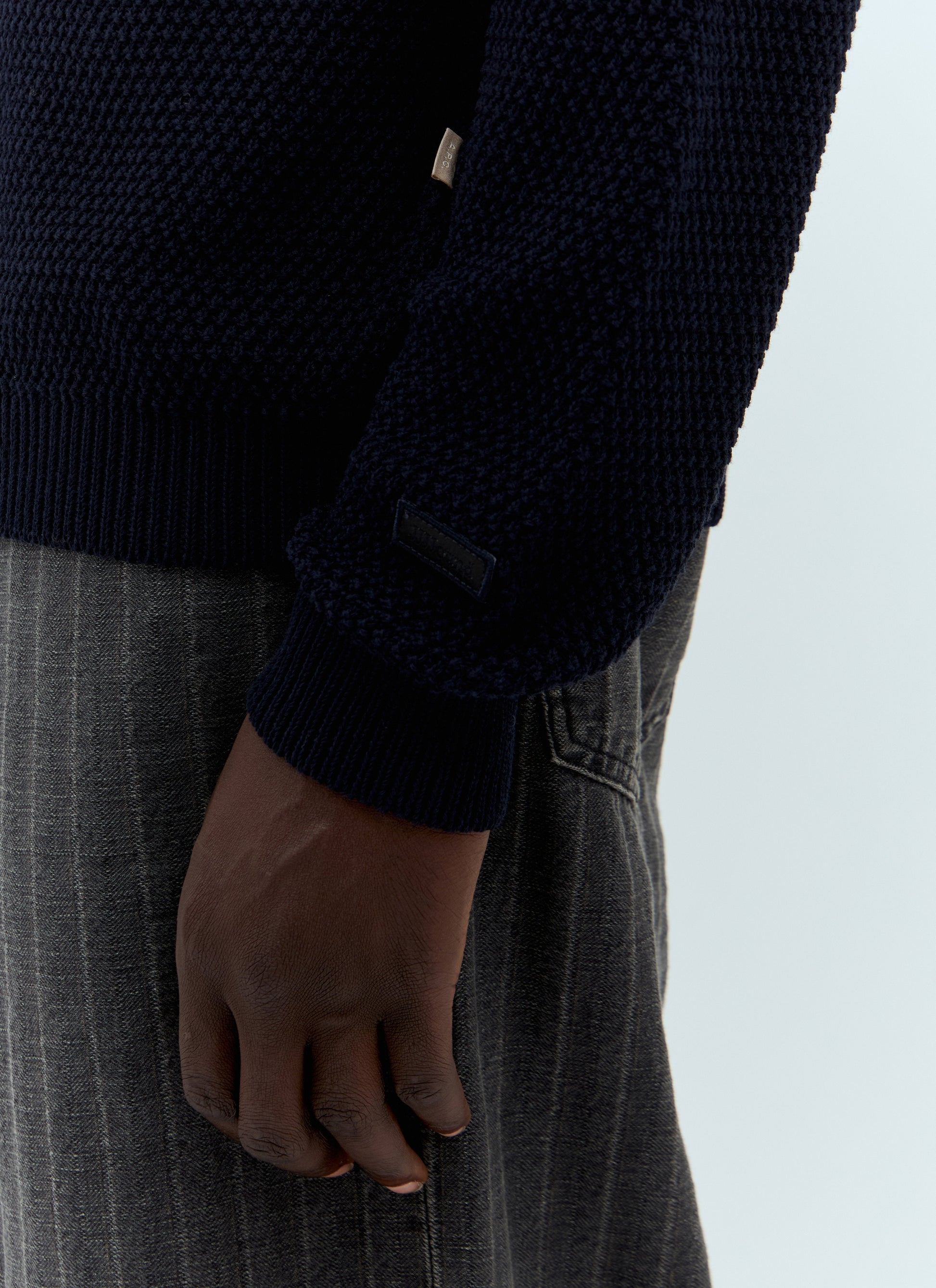 A.P.C. Men X Jjjjound Waffle-Knit Sweater