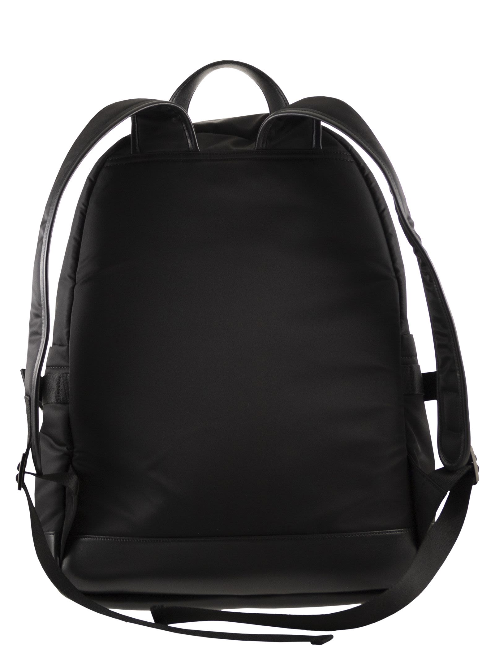 Tod's Men Fabric And Leather Rucksack