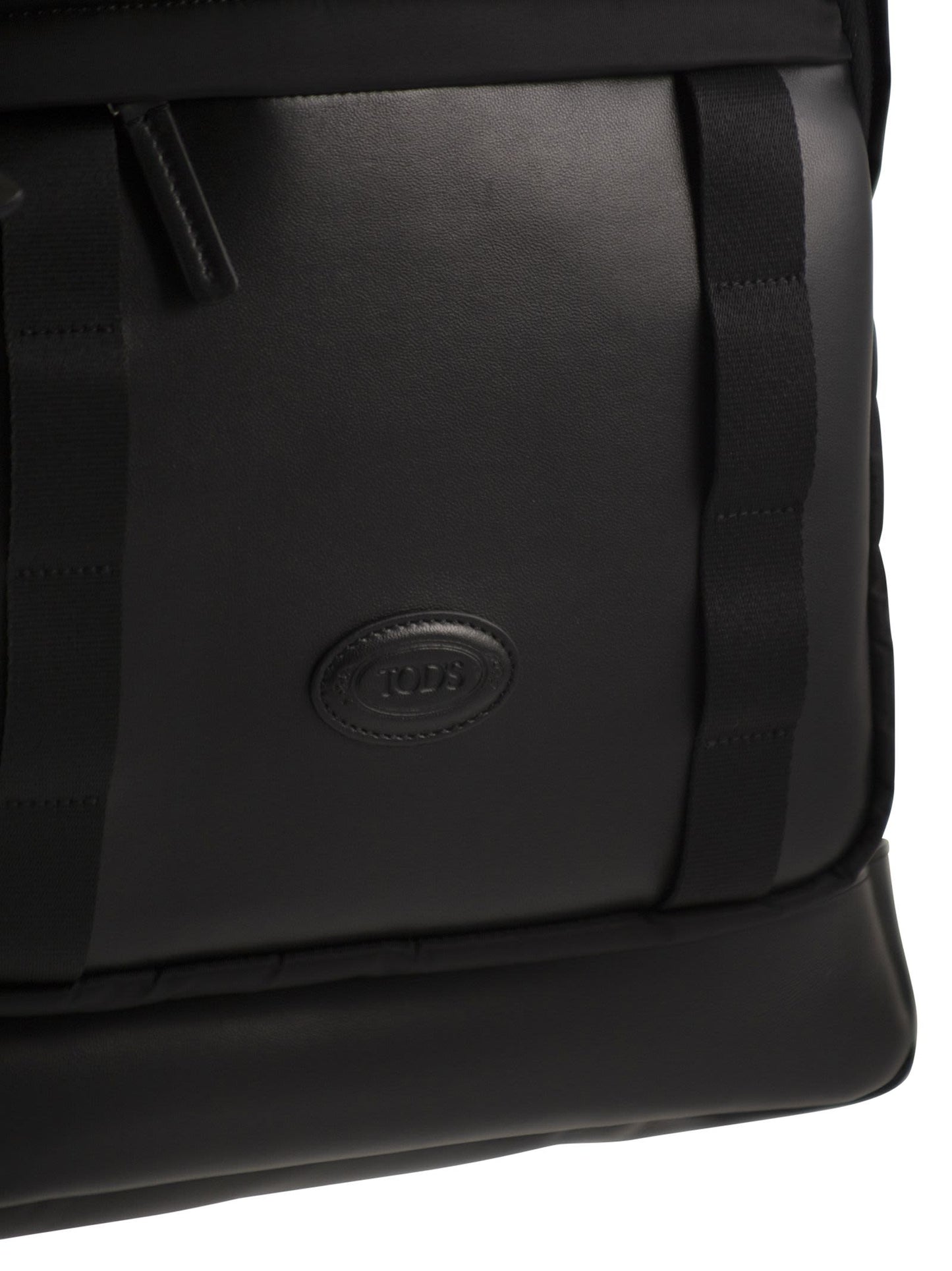 Tod's Men Fabric And Leather Rucksack