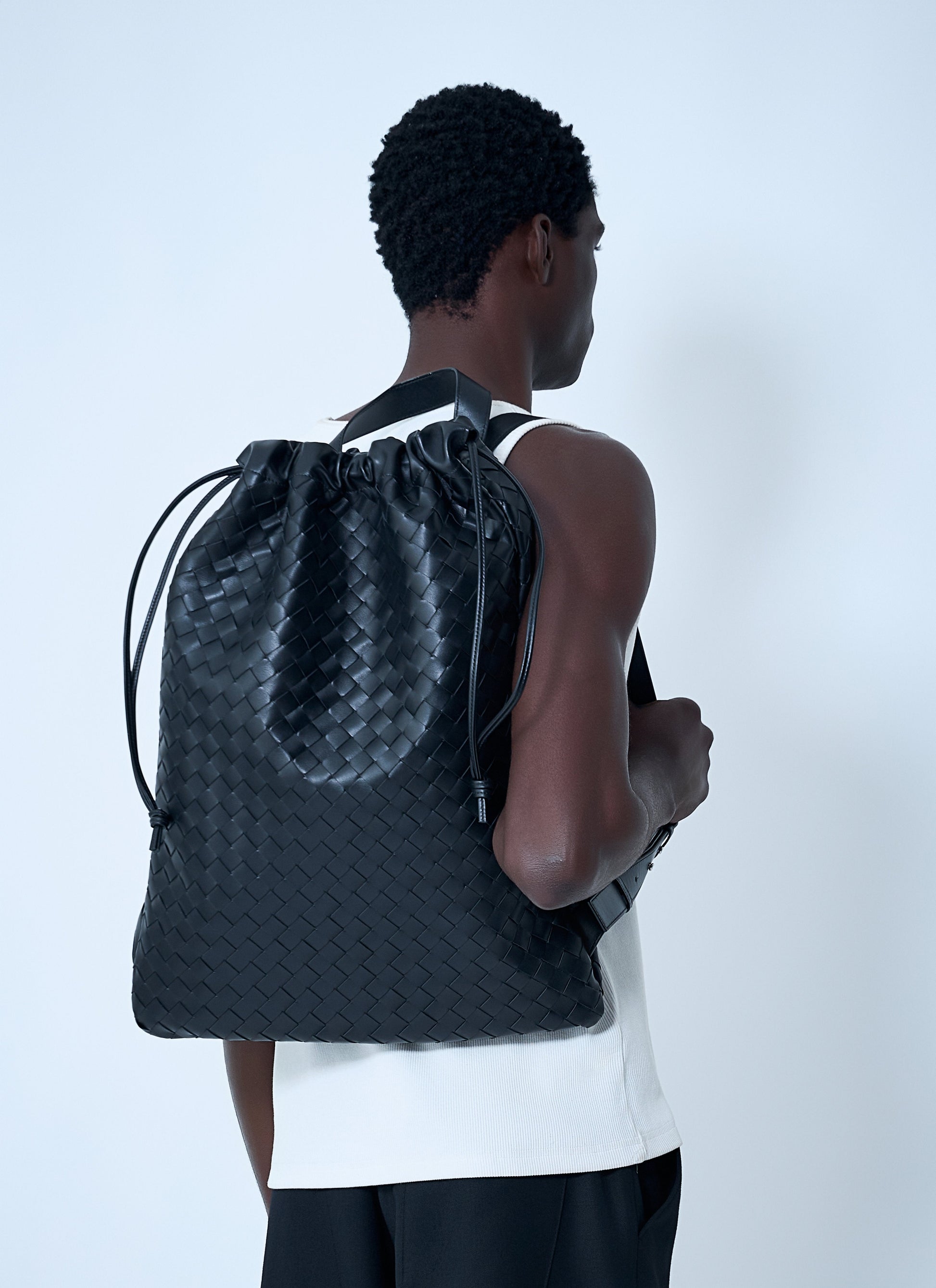 Bottega Veneta Men Intrecciato Trail Backpack