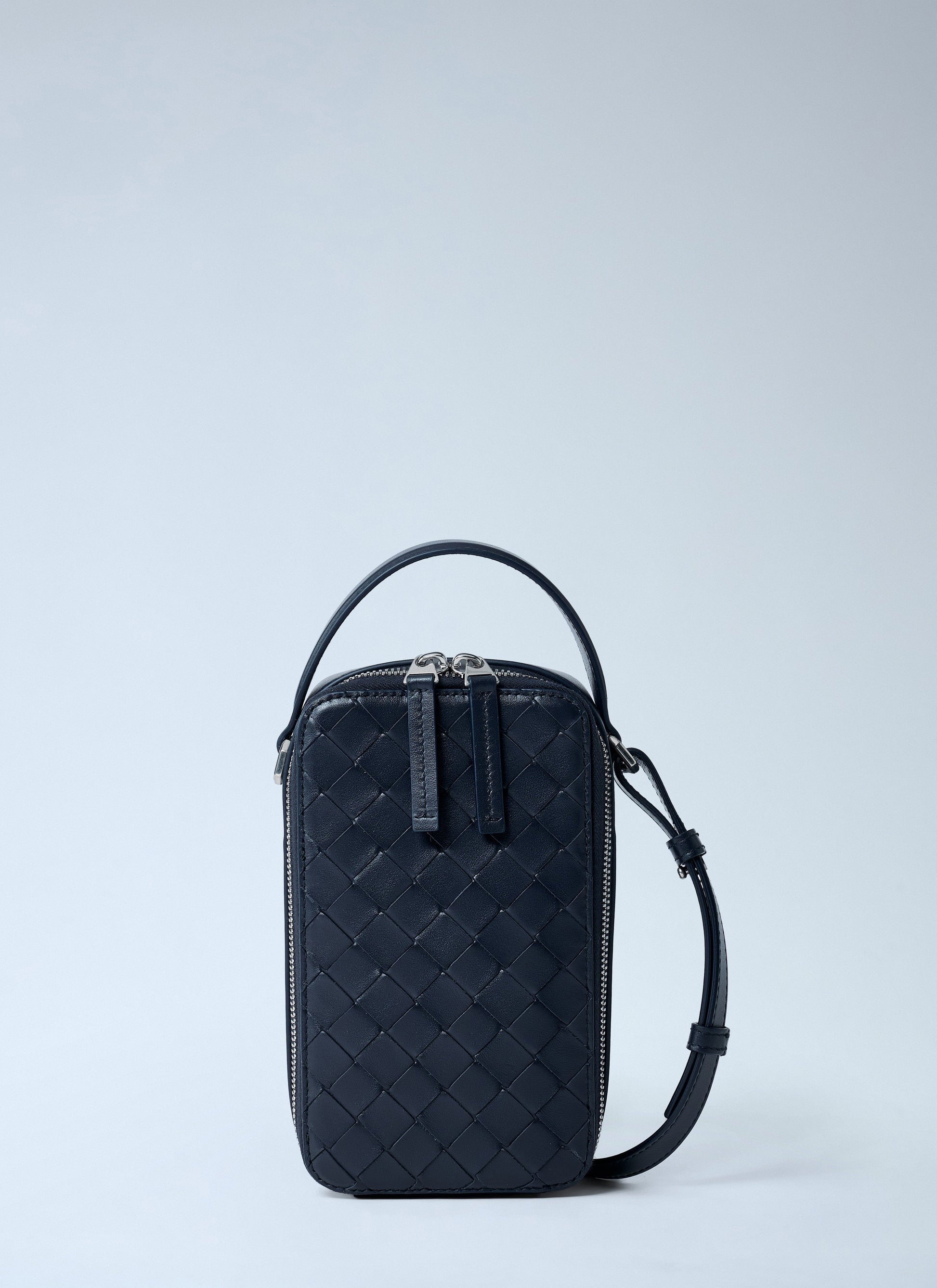 Bottega Veneta Men Getaway Phone Crossbody Bag
