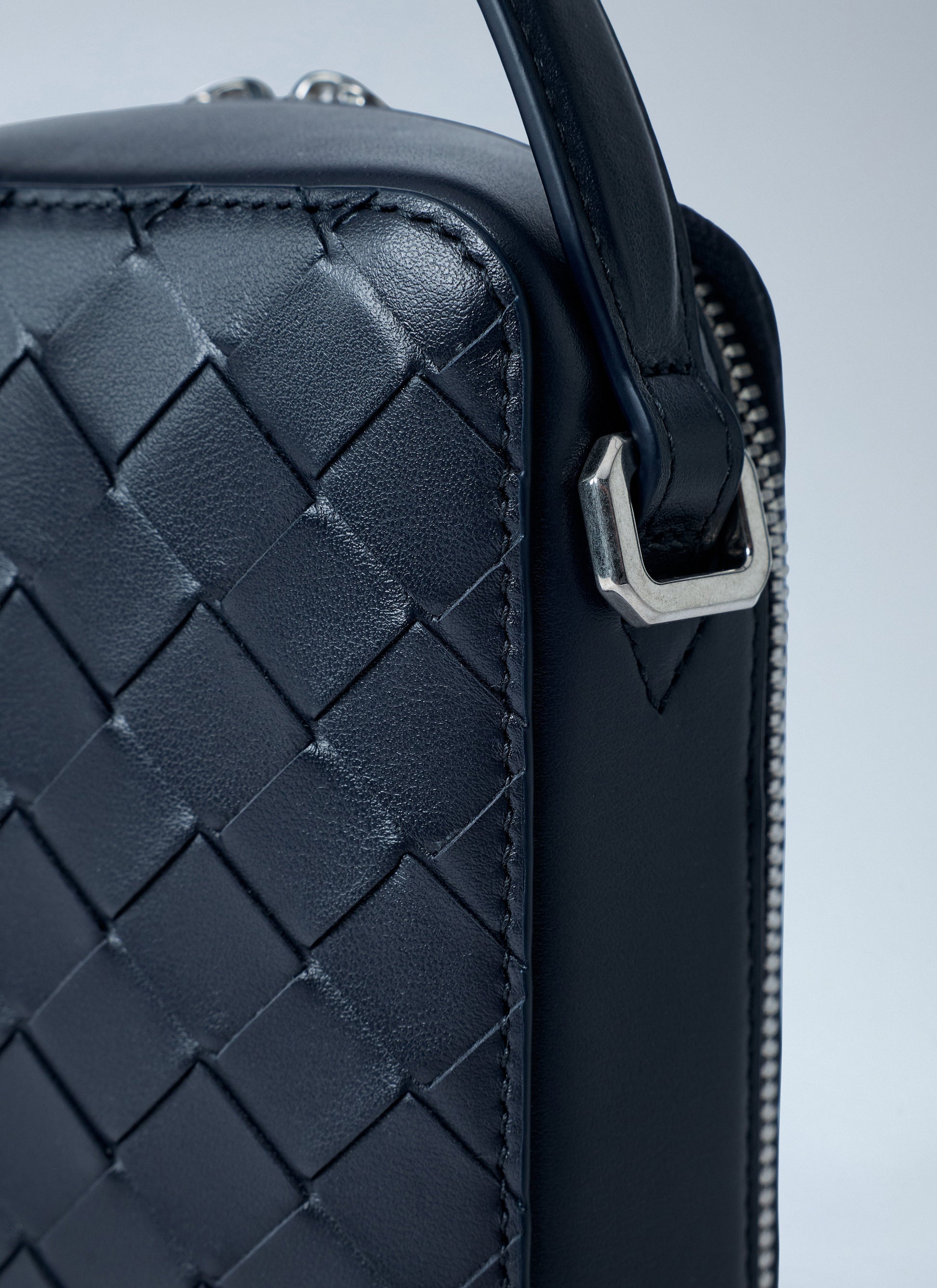 Bottega Veneta Men Getaway Phone Crossbody Bag