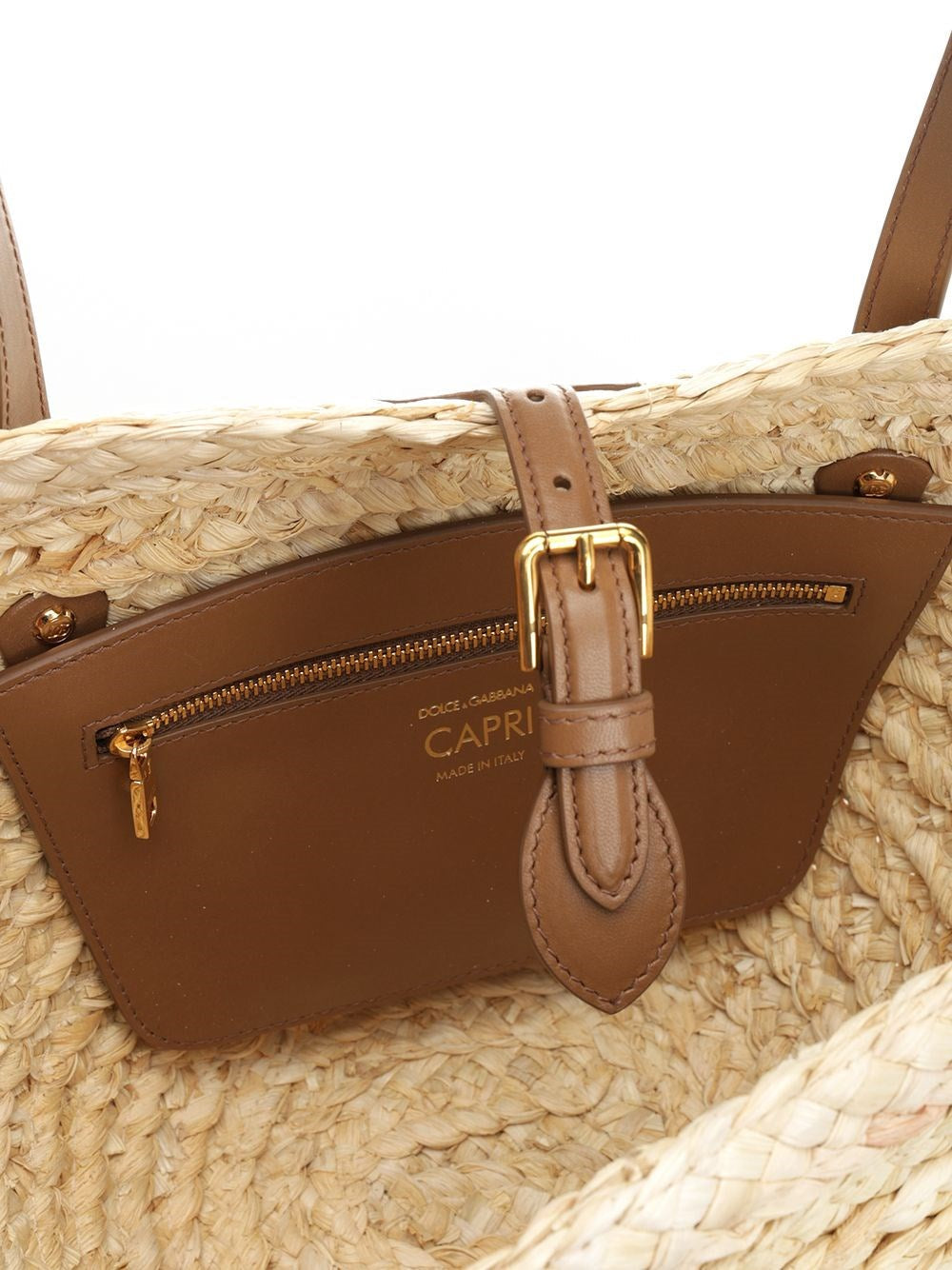 Dolce & Gabbana Women Capri Straw Bag