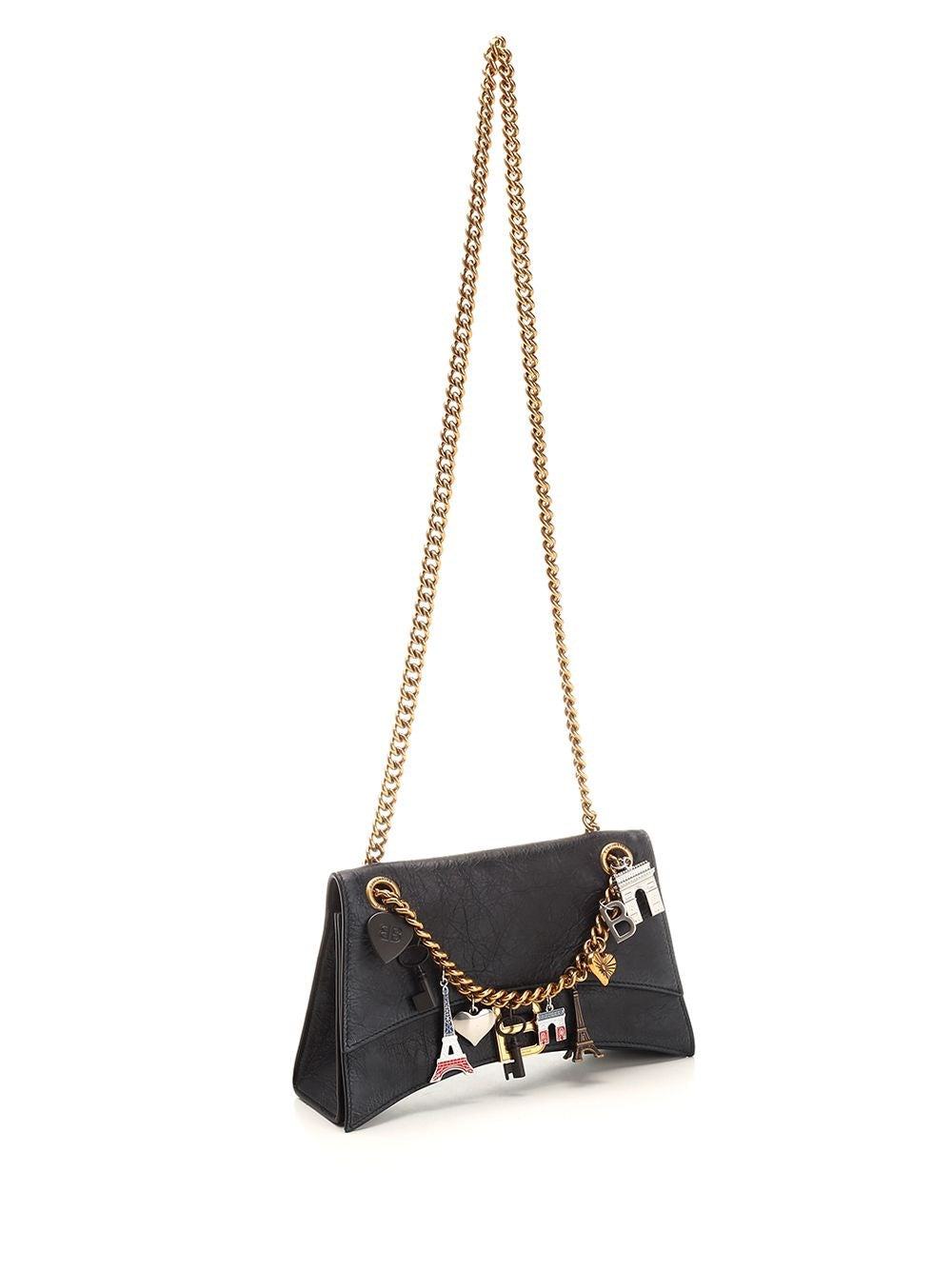 Balenciaga Women "Crush Chain" Small Shoulder Bag