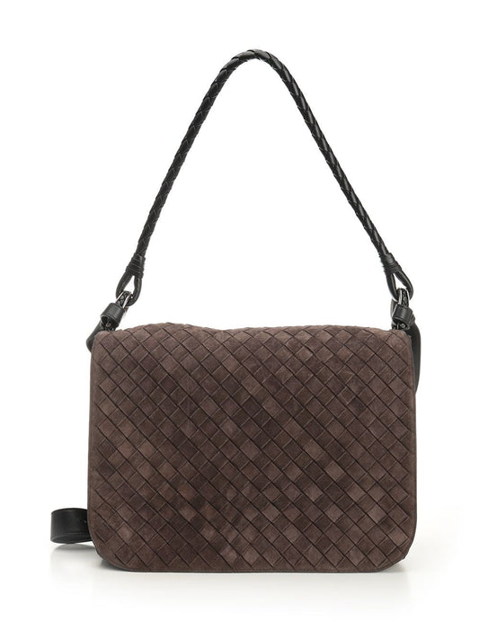 Bottega Veneta Men "Swing" Messenger Bag