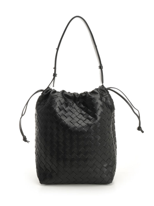 Bottega Veneta Women "Biblioteca" Intrecciato Bucket Bag