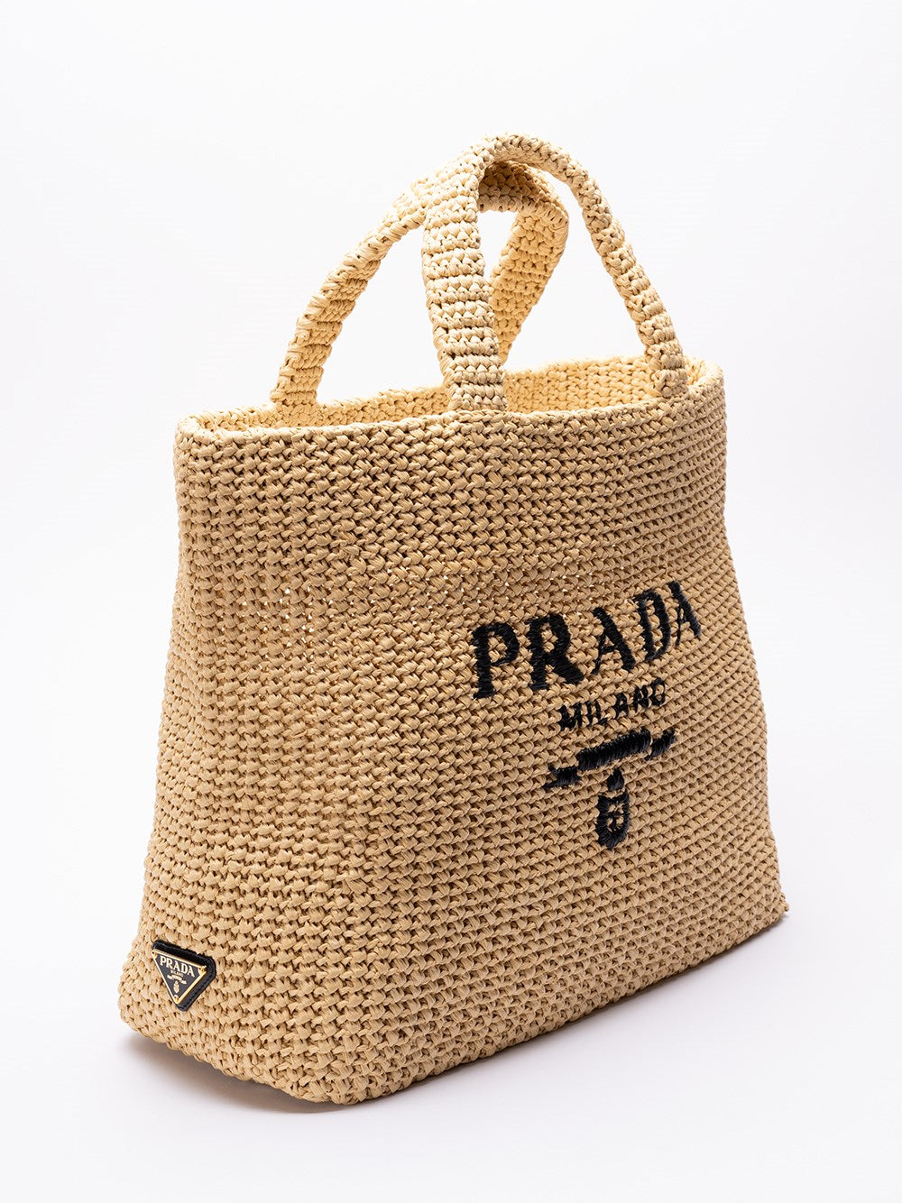 Prada Women Crochet Tote Bag