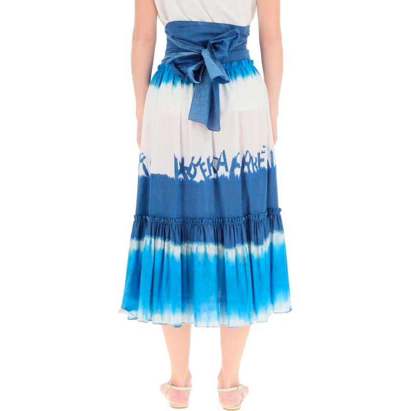 Alberta Ferretti Tie Dye Midi Skirt Women