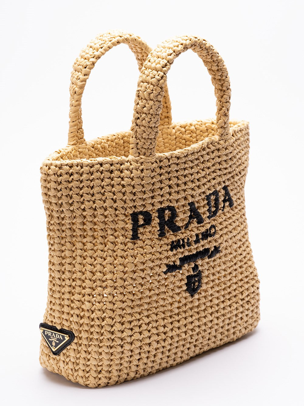 Prada Women Small Crochet Tote Bag