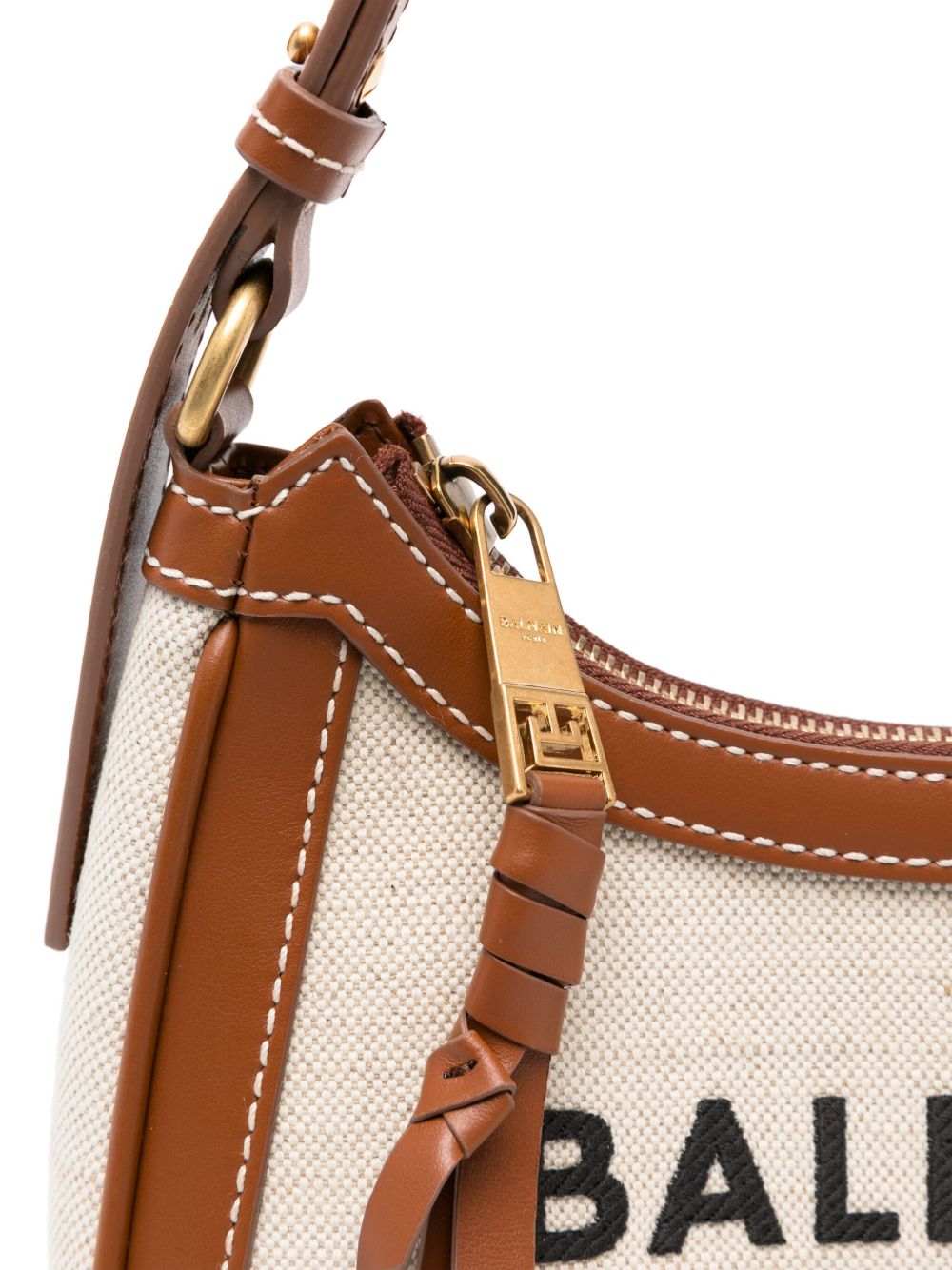 Balmain Women B-Army Canvas Shoulder Bag