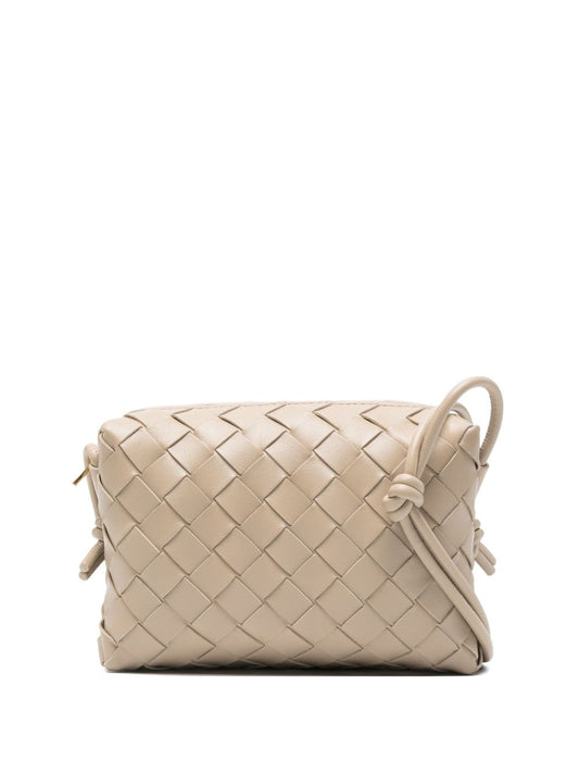 Bottega Veneta Women Loop Mini Leather Crossbody Bag