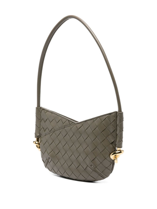 Bottega Veneta Women Solstice Baby Leather Shoulder Bag