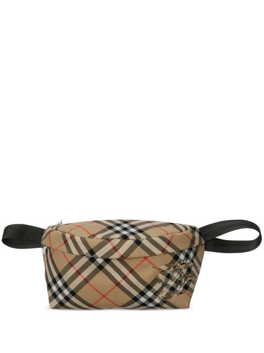 Burberry Men Check Belt Bag