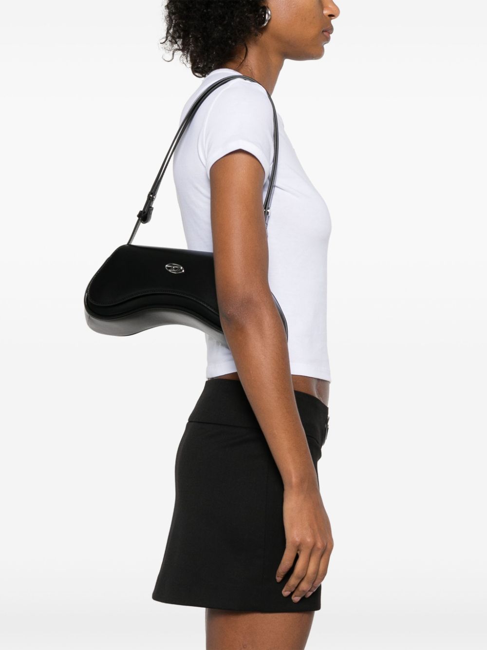 Diesel Women Play Leather Crossbody Bag