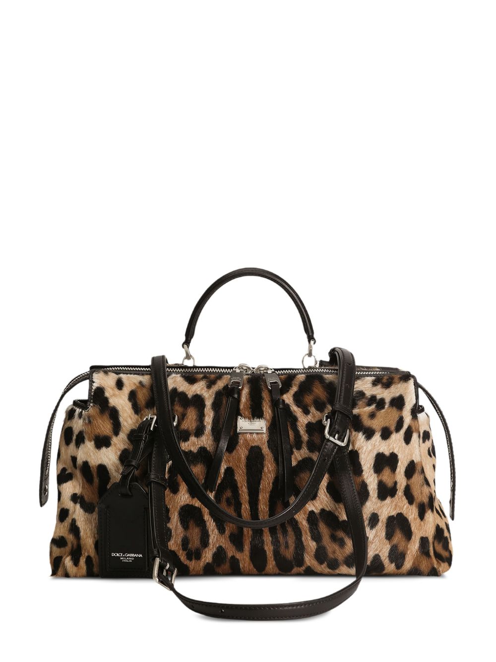Dolce & Gabbana Women Vittoria Leo Print Handbag