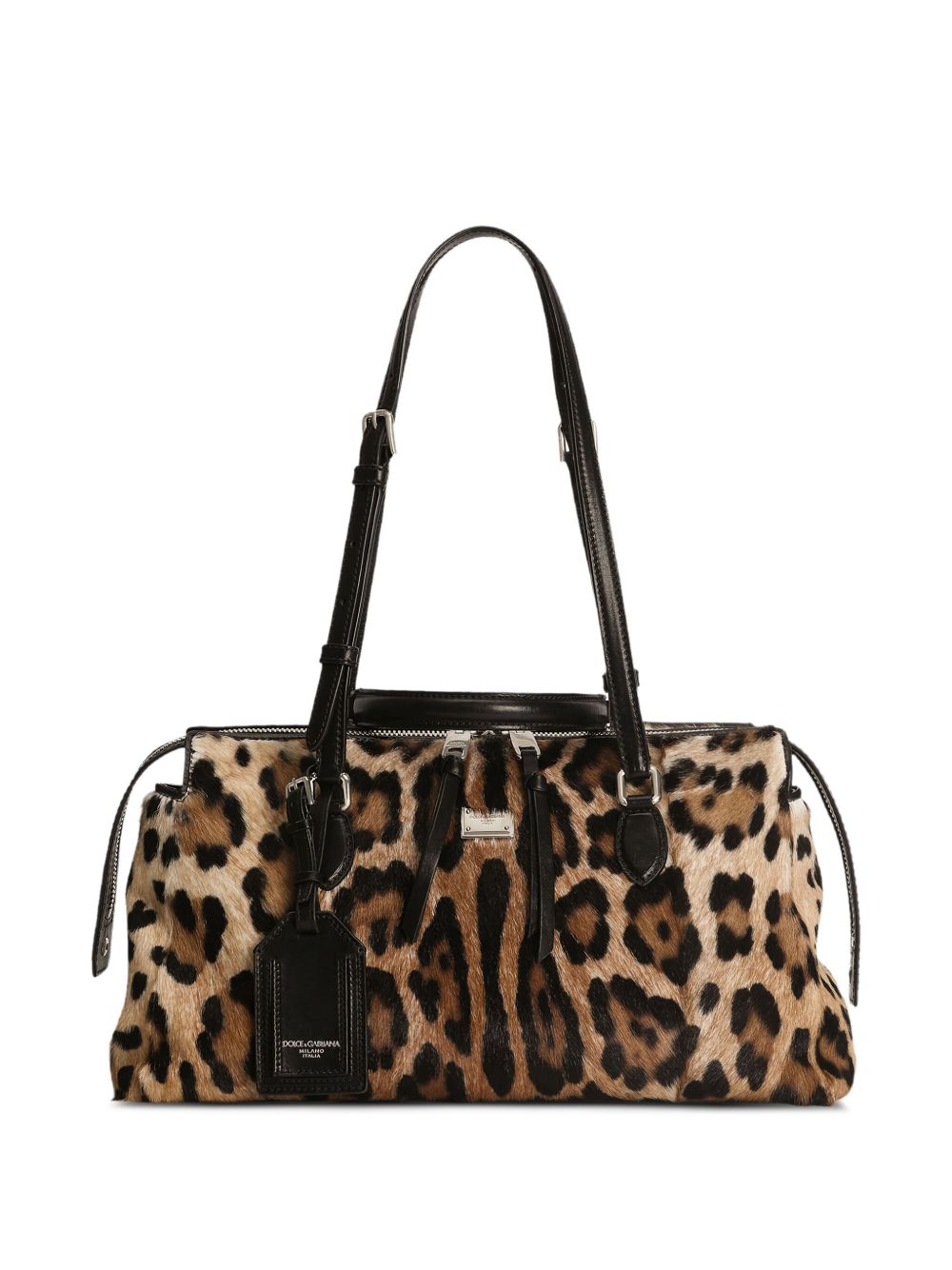Dolce & Gabbana Women Vittoria Leo Print Handbag
