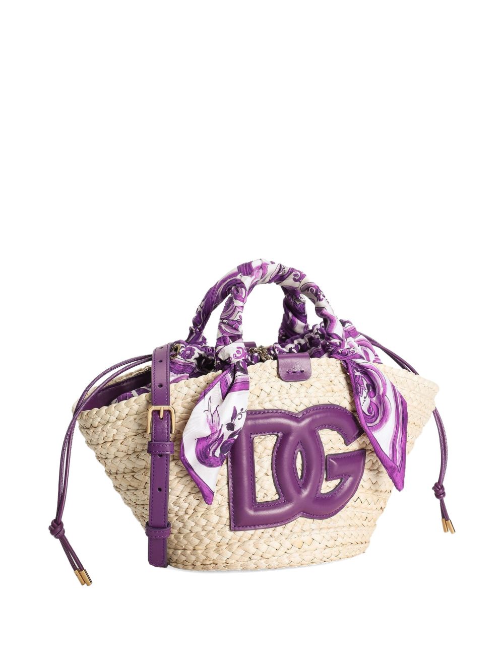 Dolce & Gabbana Women Kendra Small Straw Tote