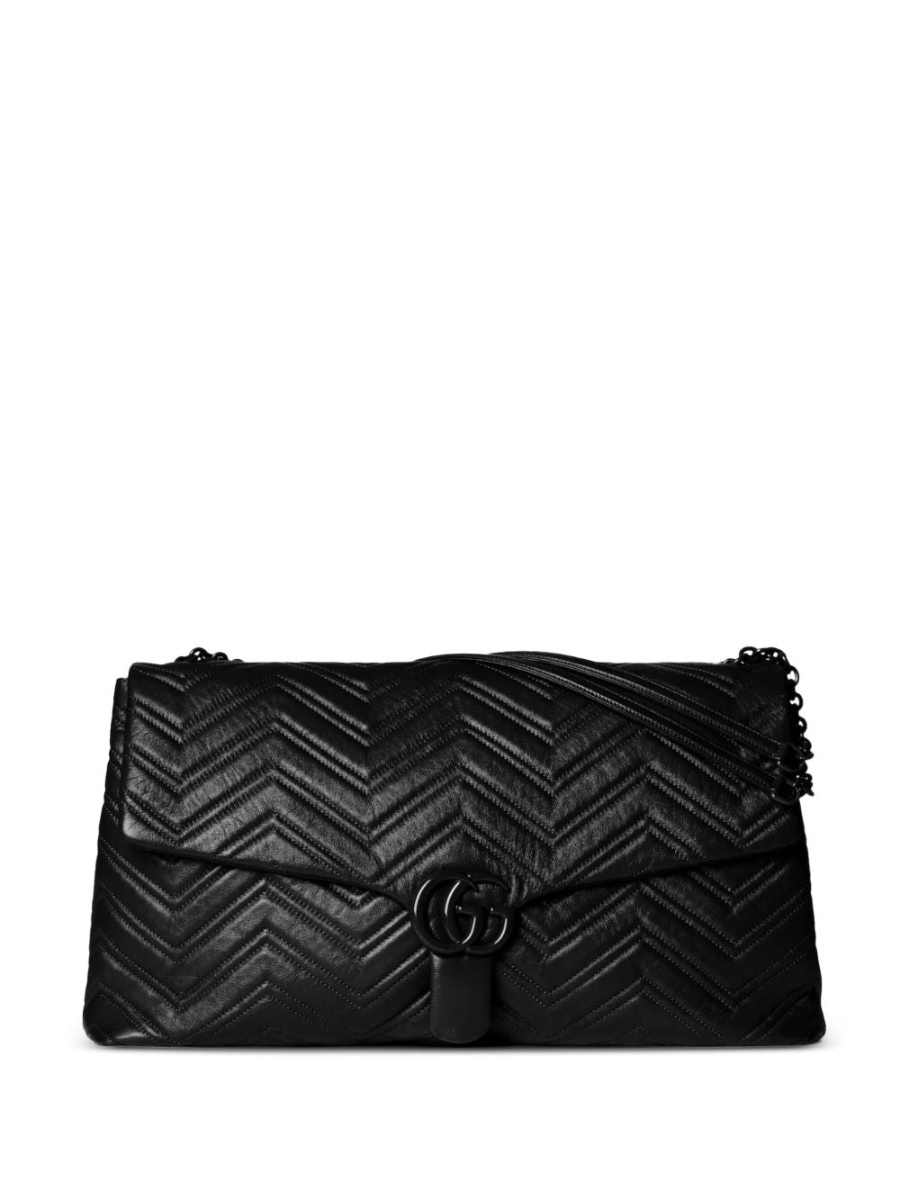 Gucci Women Gg Marmont Maxi Leather Shoulder Bag