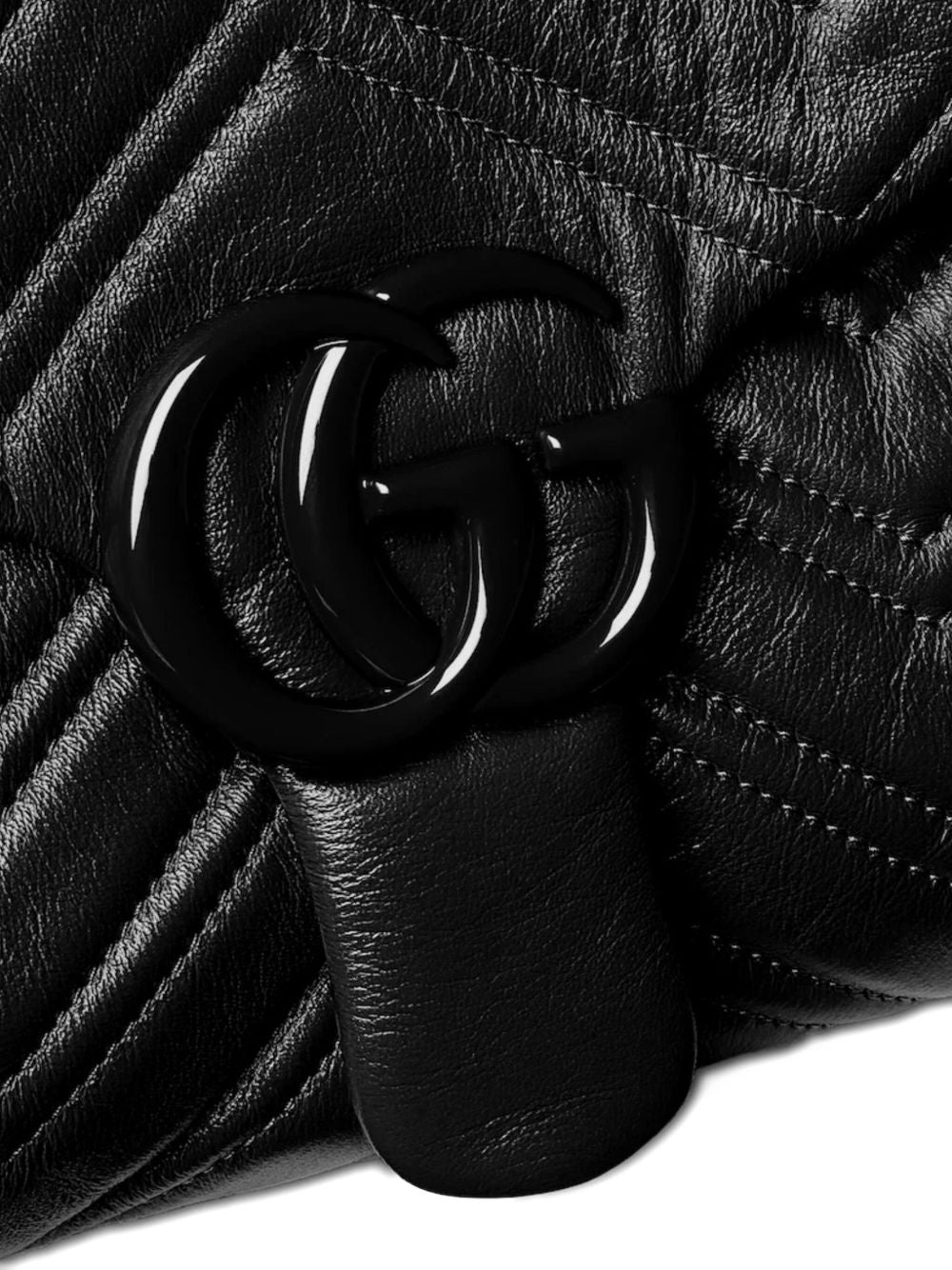 Gucci Women Gg Marmont Maxi Leather Shoulder Bag