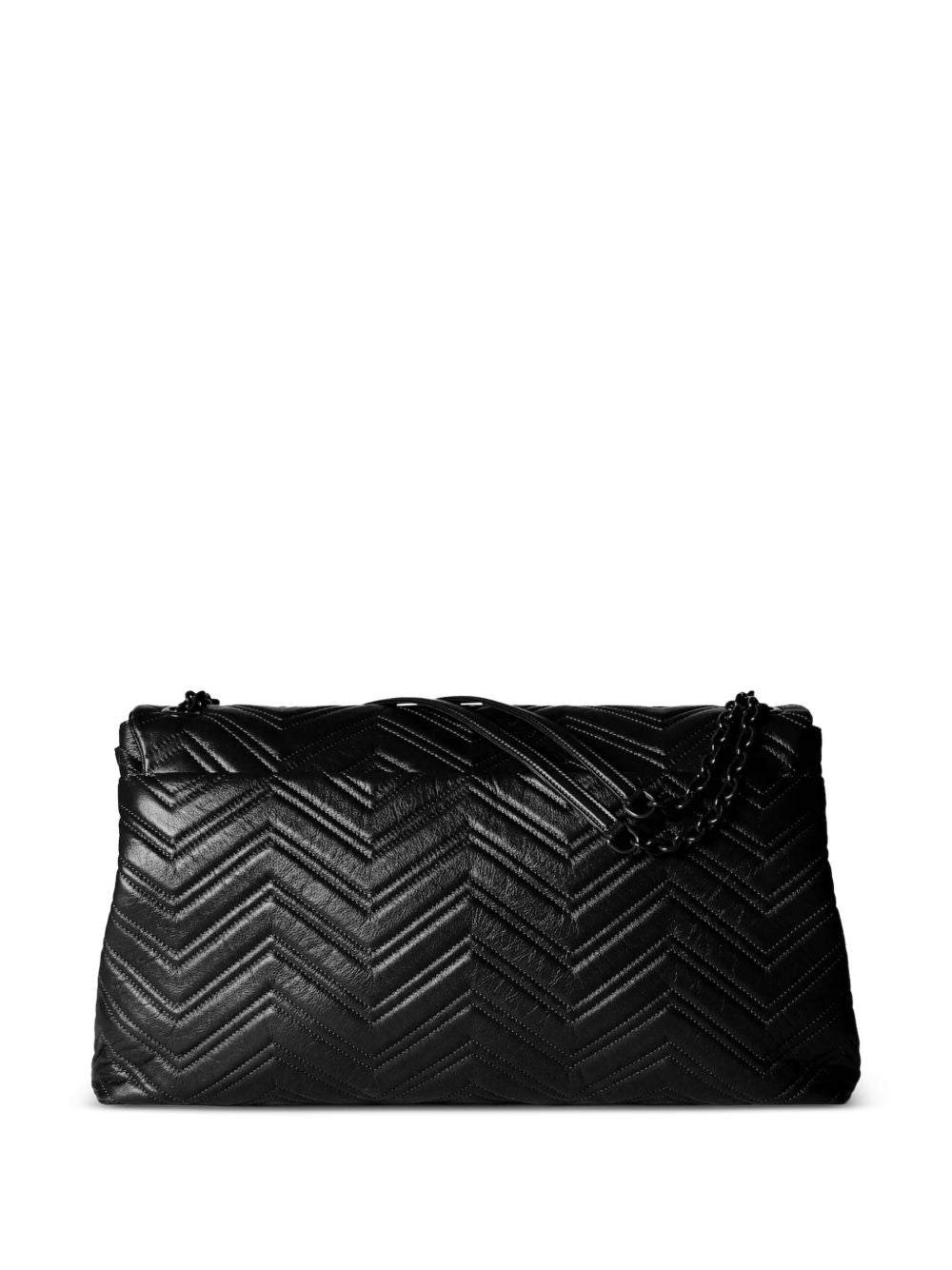 Gucci Women Gg Marmont Maxi Leather Shoulder Bag