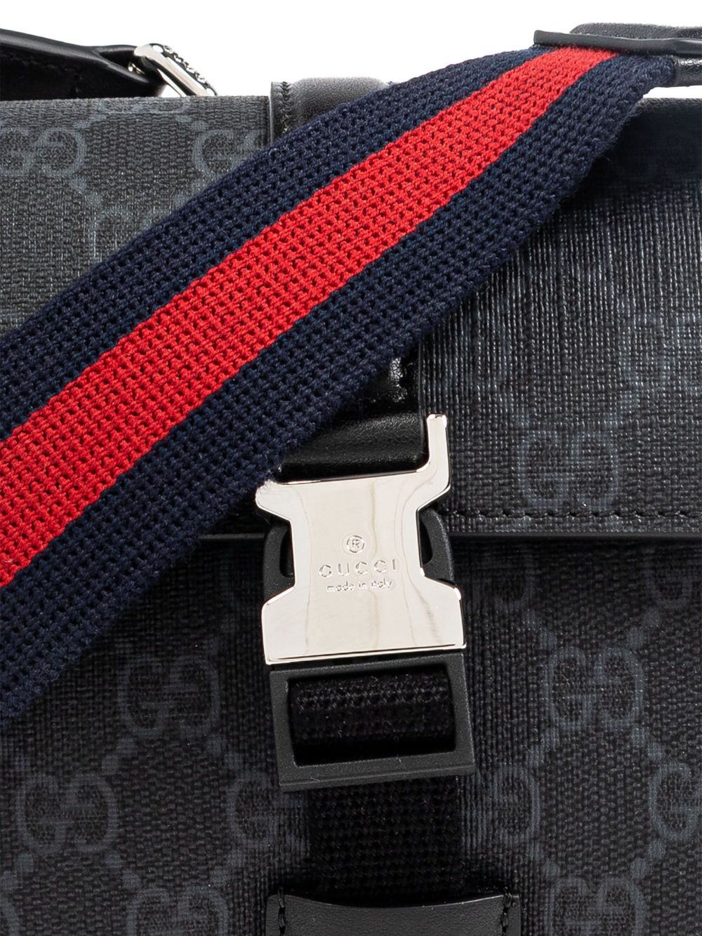 Gucci Men Gg Supreme Crossbody Mini Bag