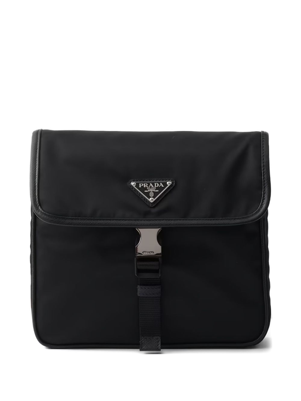 Prada Men Re-Nylon And Saffiano Crossbody Bag