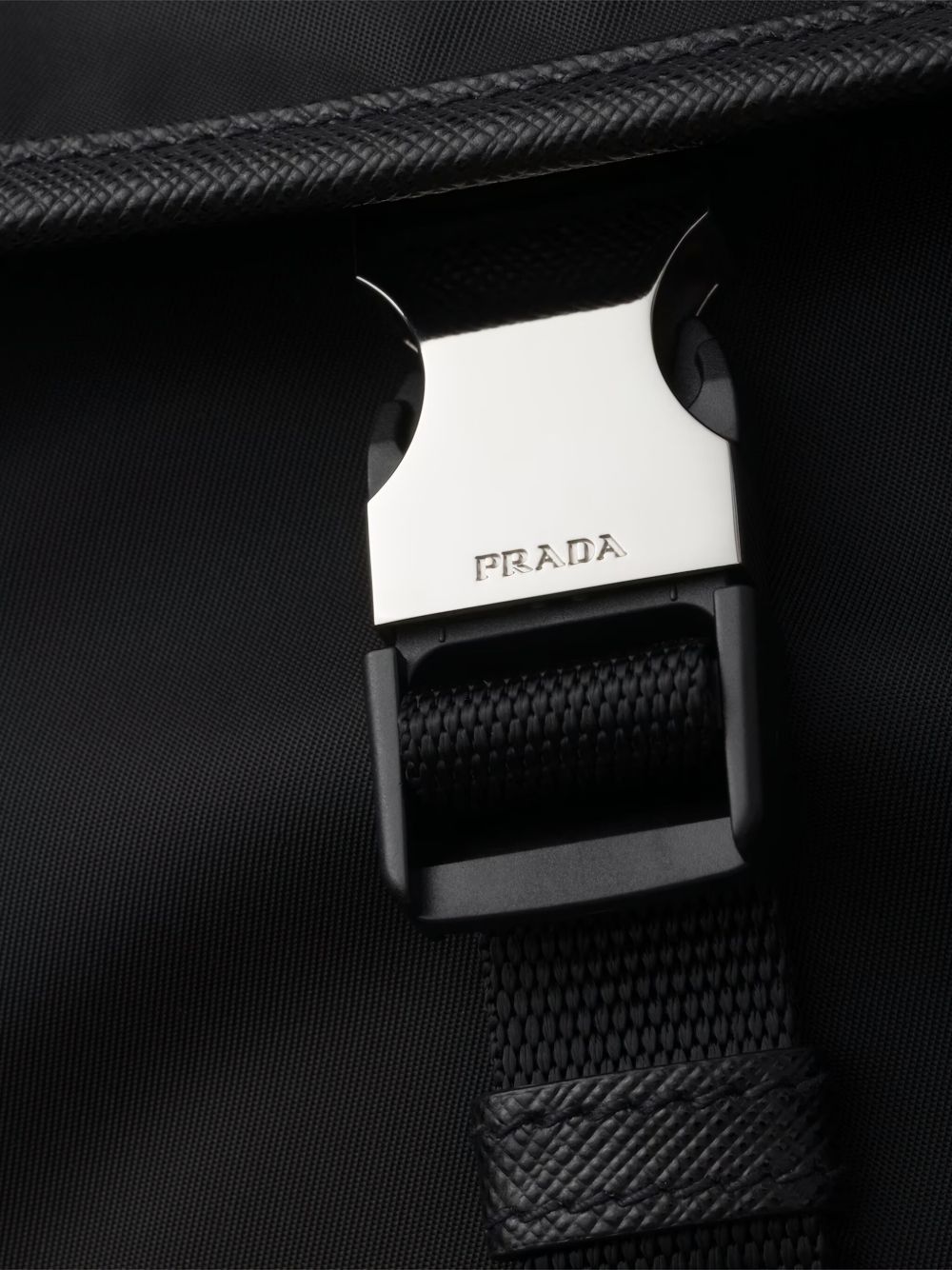 Prada Men Re-Nylon And Saffiano Crossbody Bag