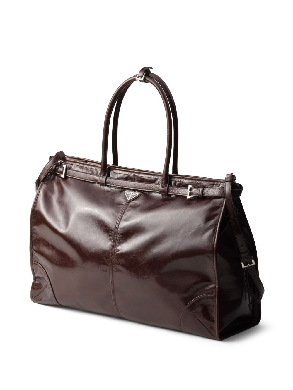 Prada Men Leather Shopping Bag