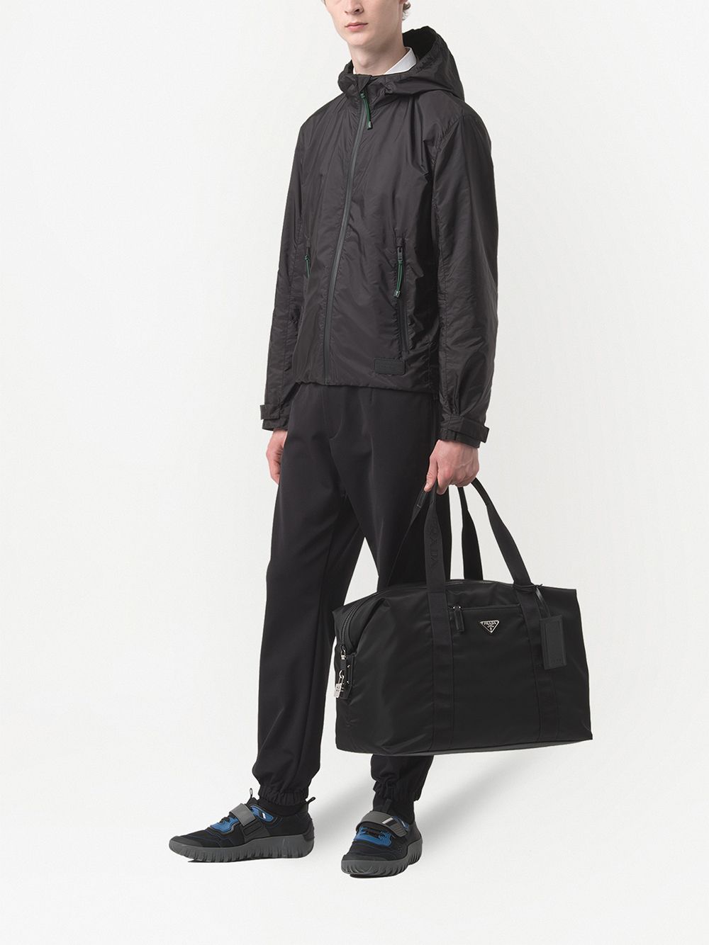 Prada Men Re-Nylon And Saffiano Duffle Bag