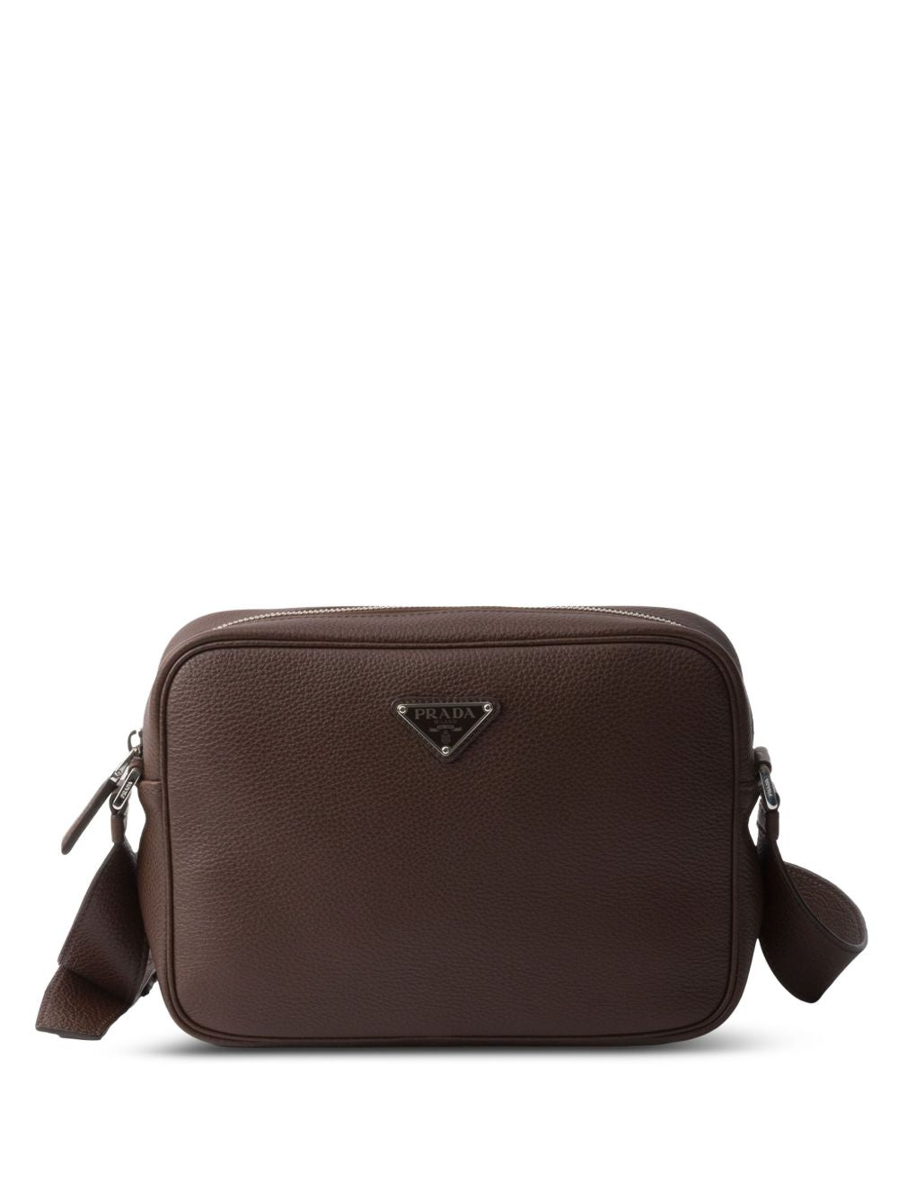 Prada Men Leather Crossbody Bag