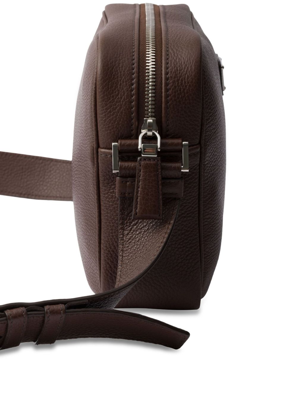 Prada Men Leather Crossbody Bag