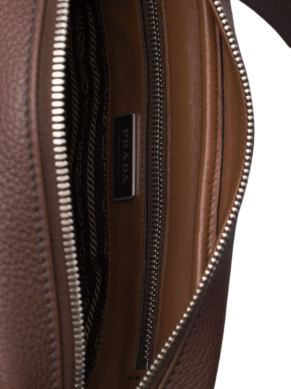 Prada Men Leather Crossbody Bag