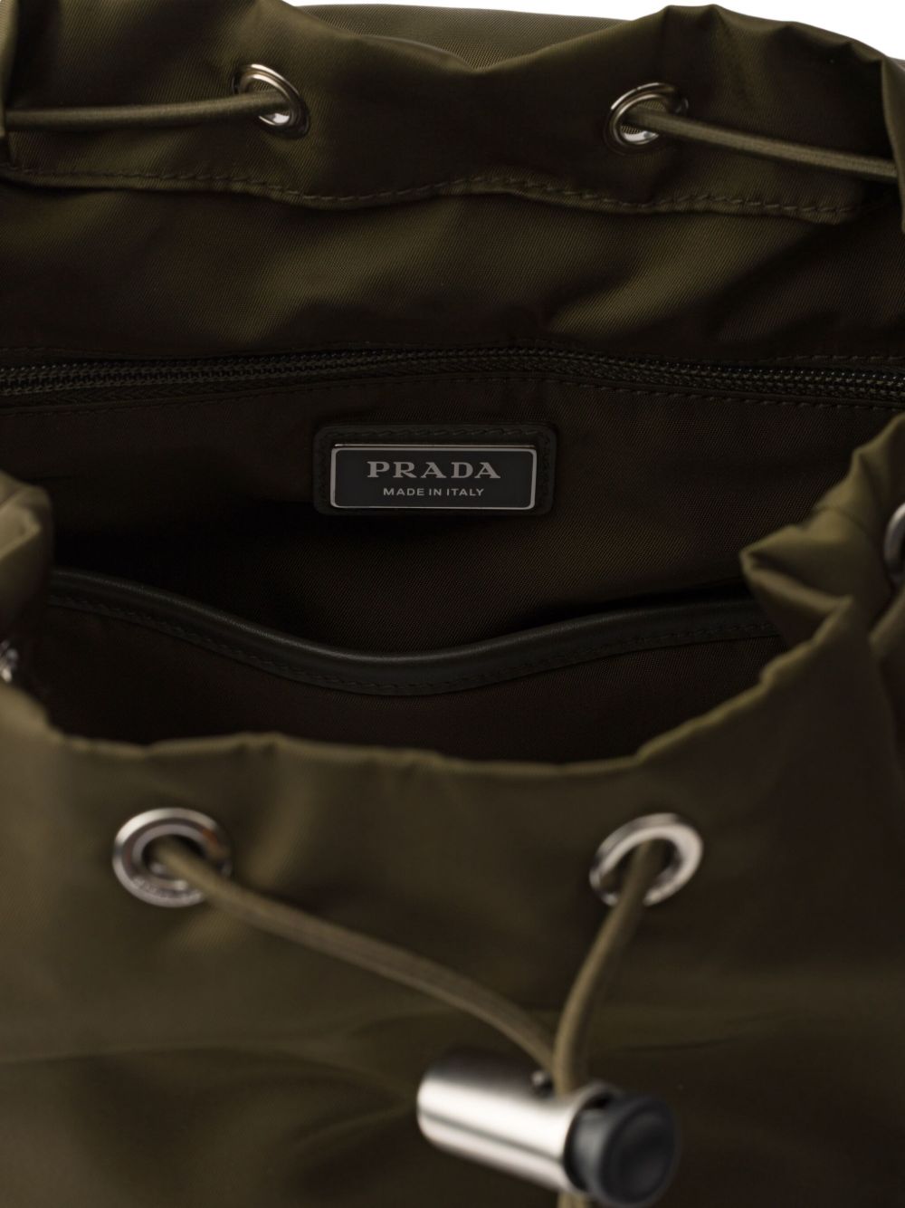 Prada Men Re-Nylon And Leather Backpack