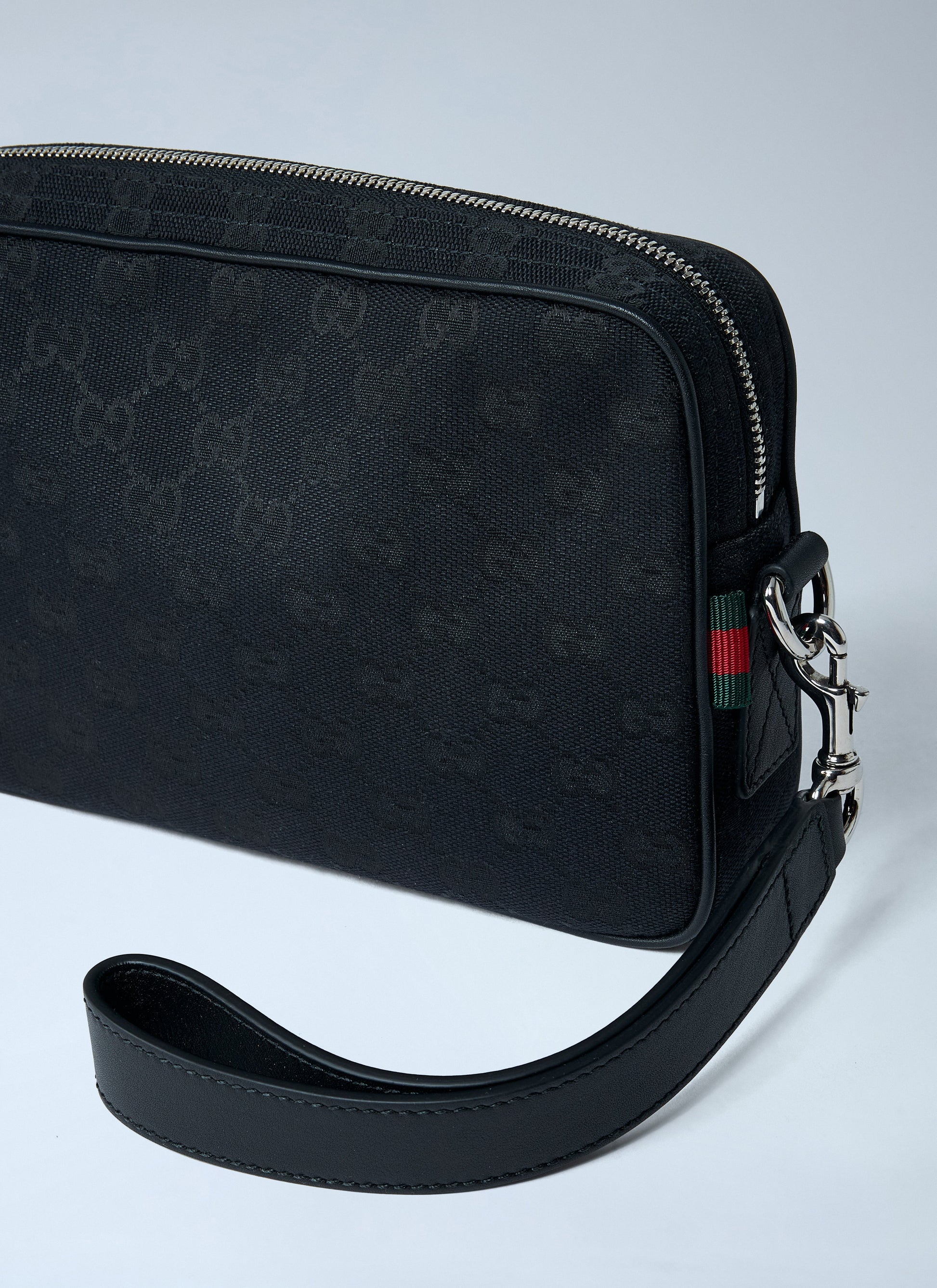 Gucci Men Small Gg Canvas Pouch