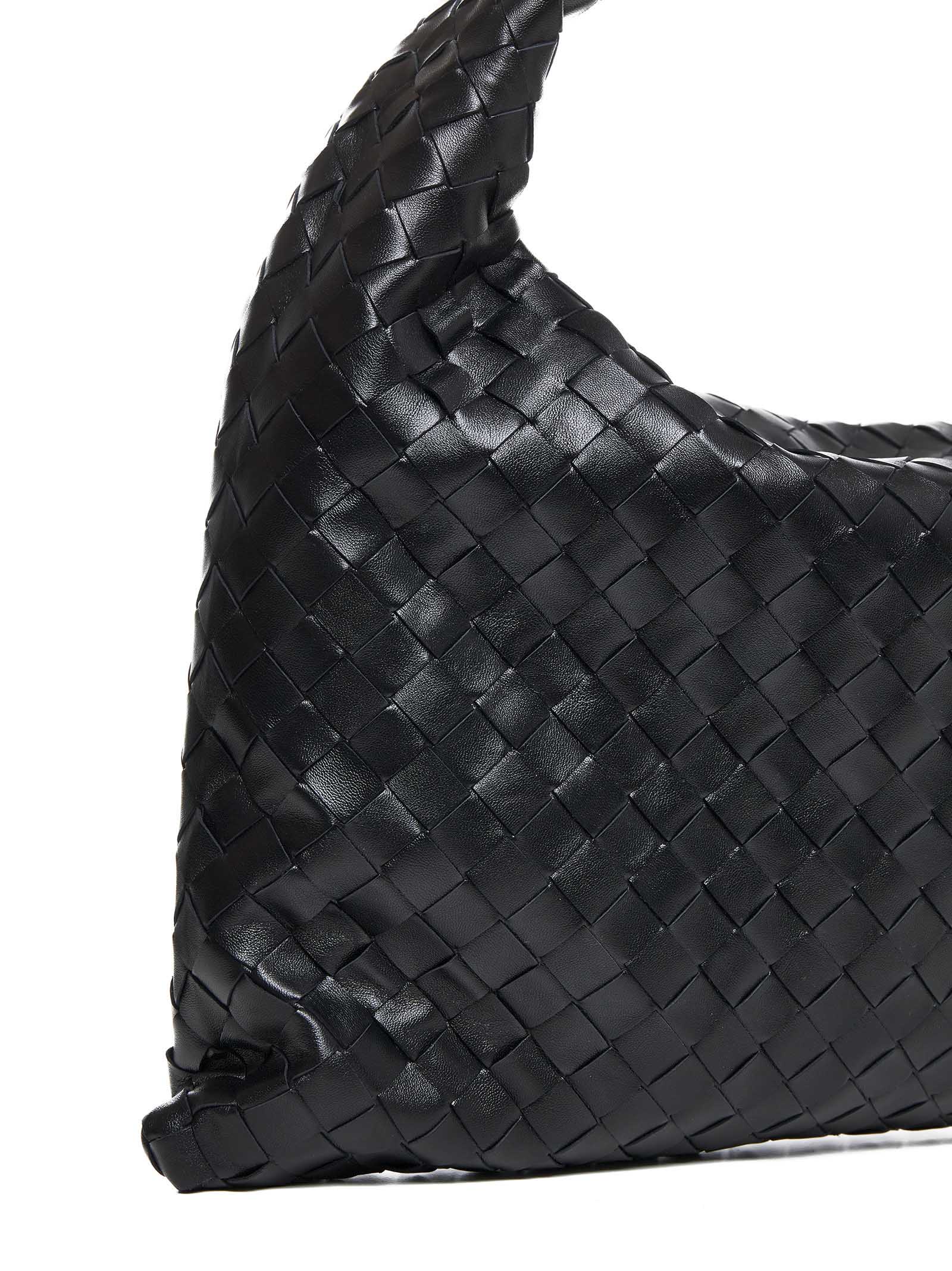 Bottega Veneta Women Tote Bag In Leather With Intrecciato Hop Motif